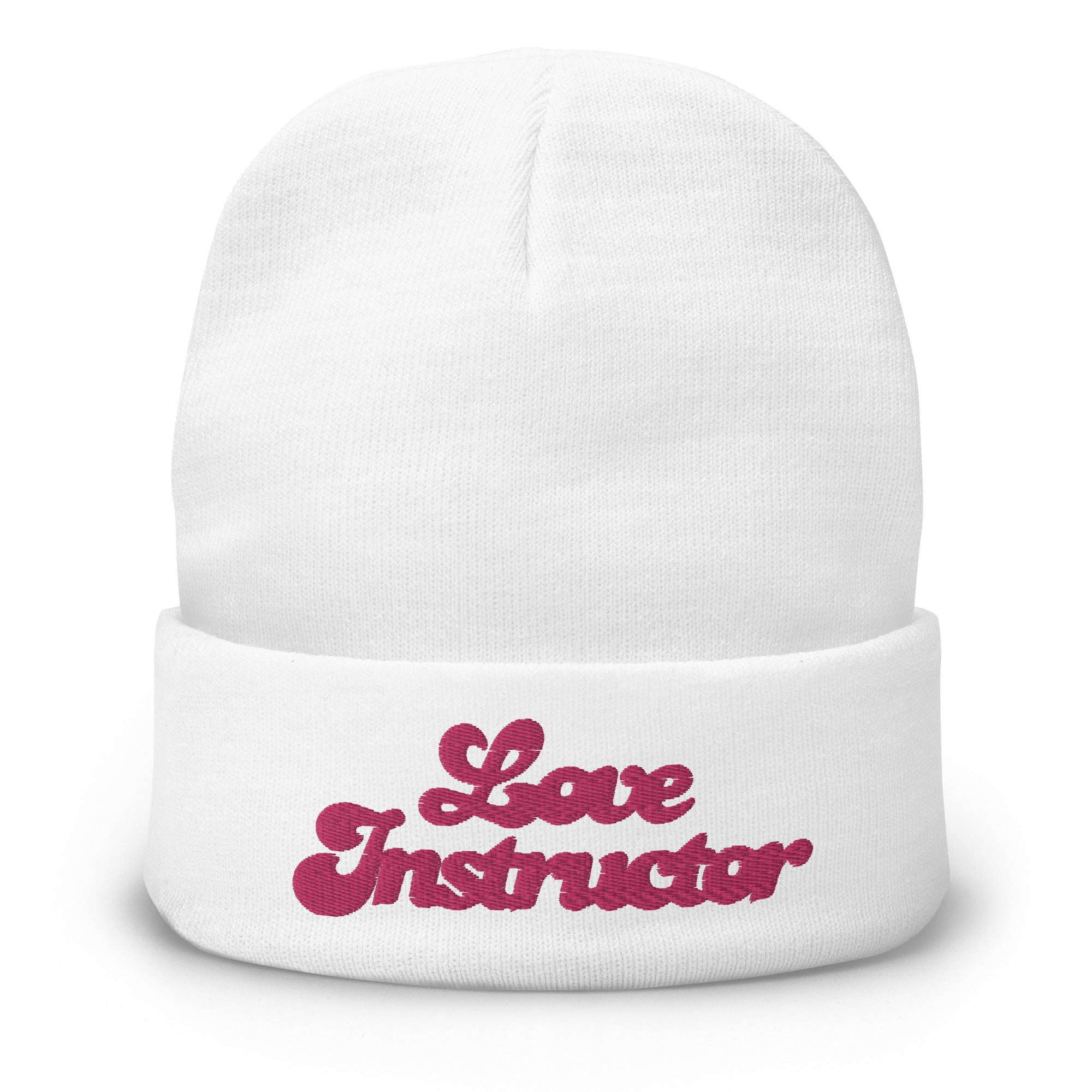 Ribbed beanie Love Instructor