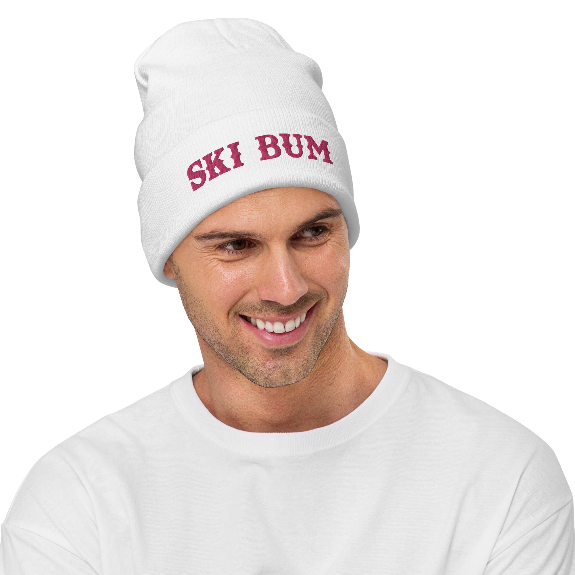 Ribbed beanie Ski Bum Flamingo