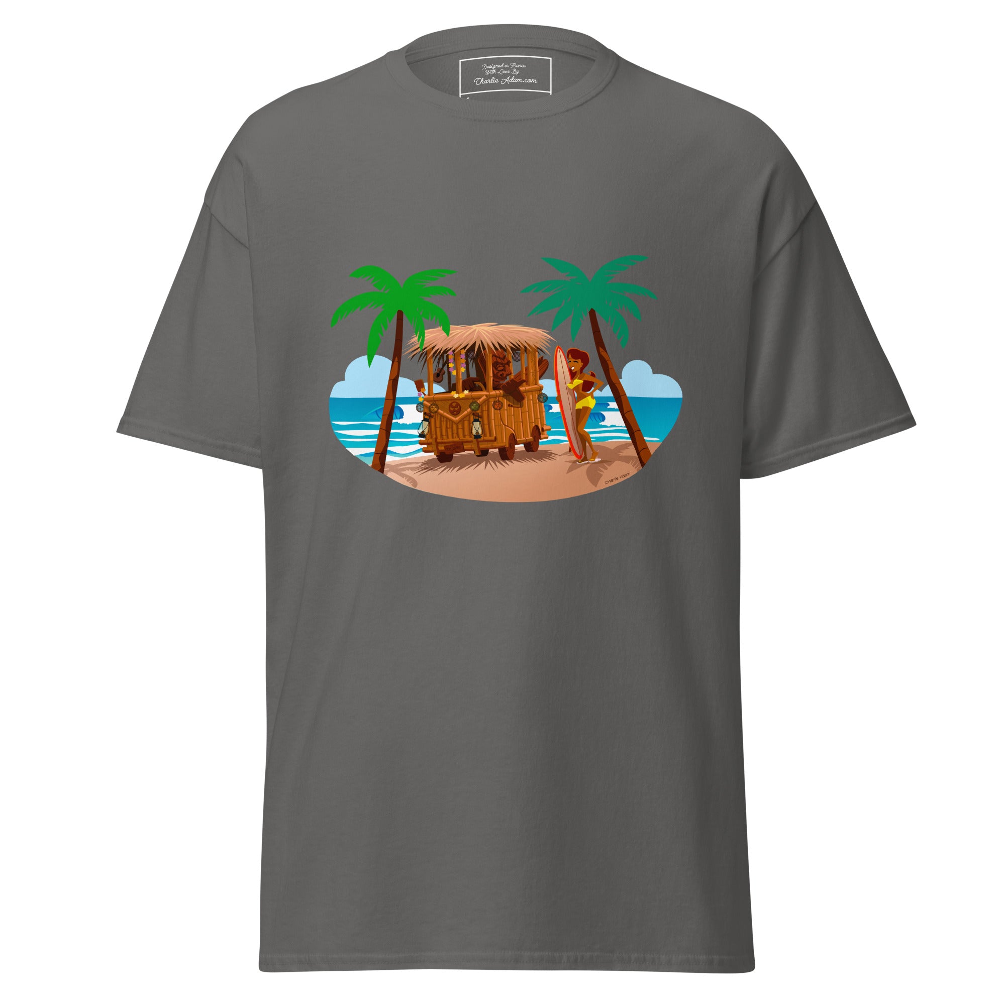 Men's classic tee Tiki Kombi on dark colors