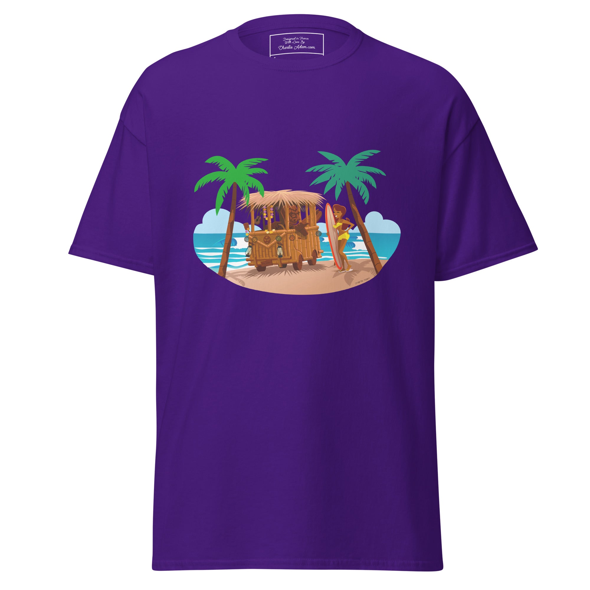 Men's classic tee Tiki Kombi on dark colors