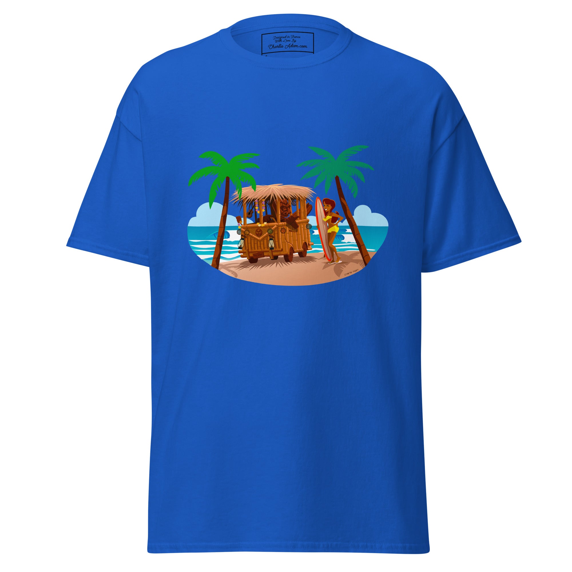 Men's classic tee Tiki Kombi on dark colors