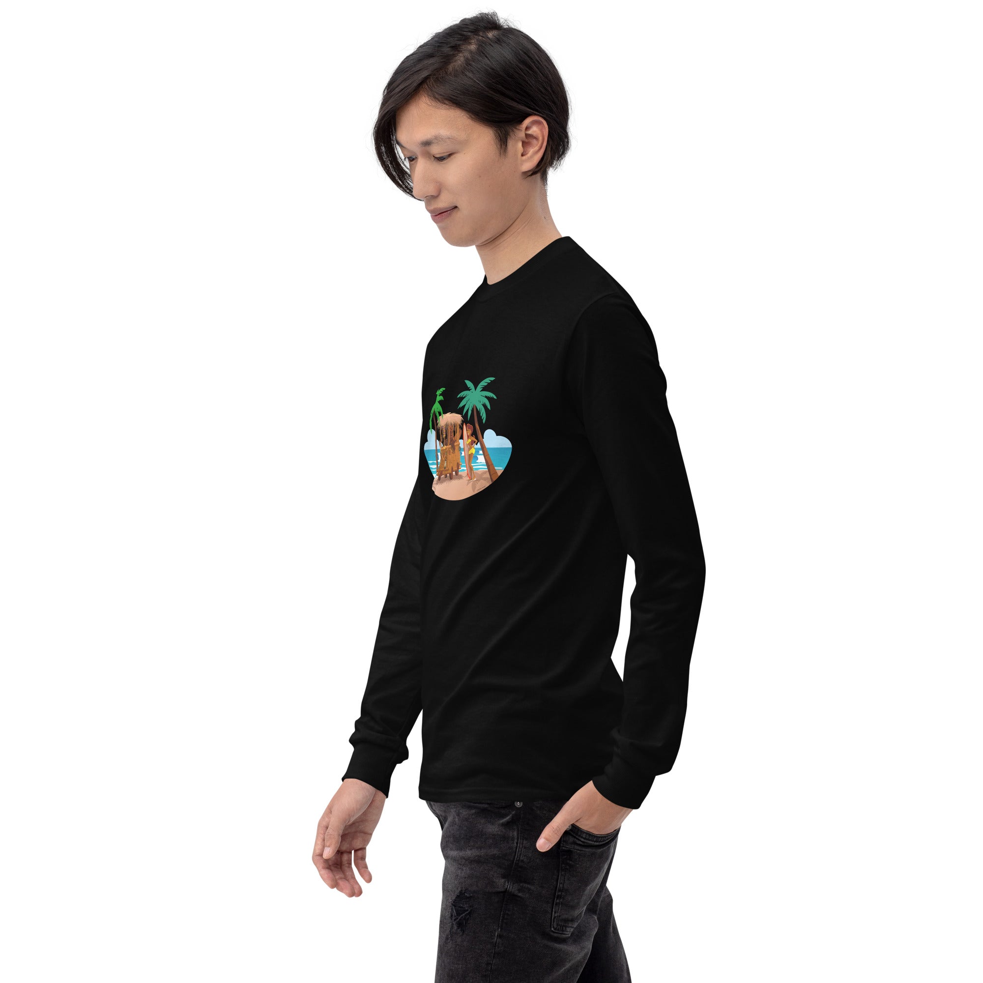 Heavy Blend long-sleeved t-shirt Tiki Kombi