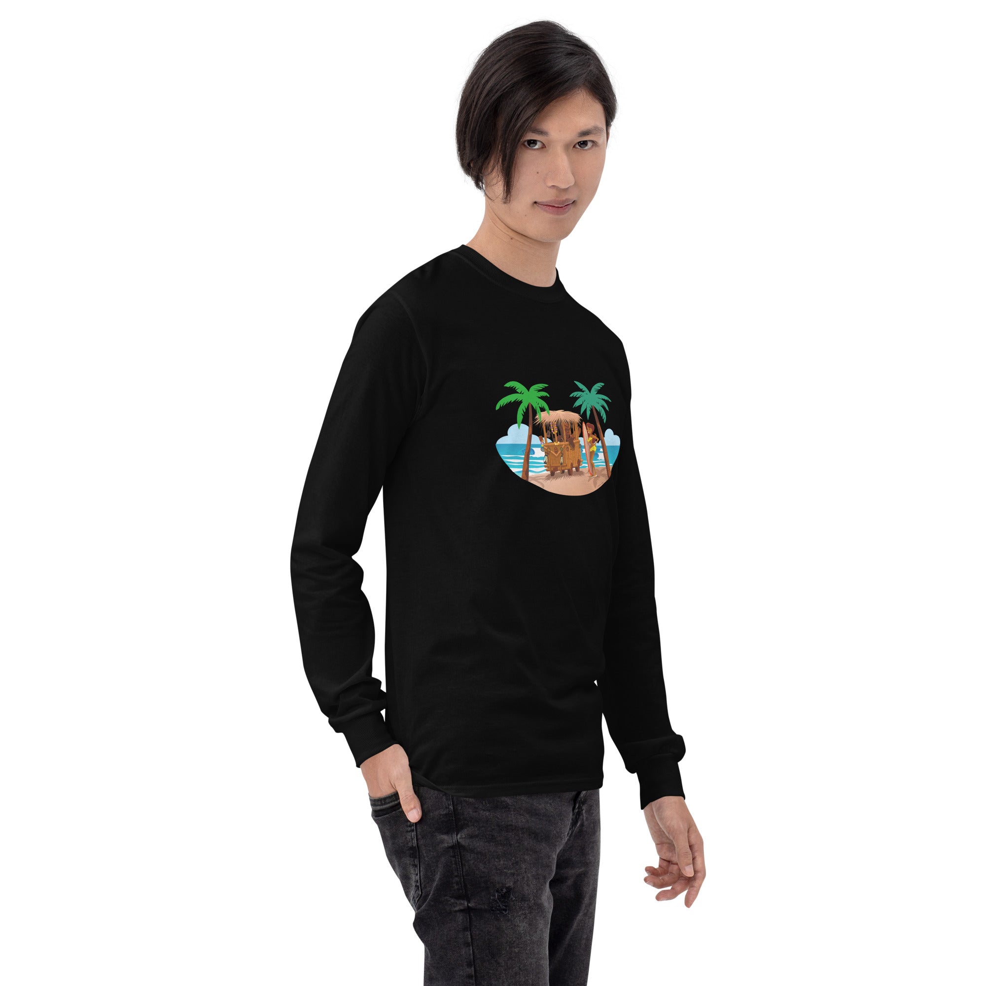 Heavy Blend long-sleeved t-shirt Tiki Kombi