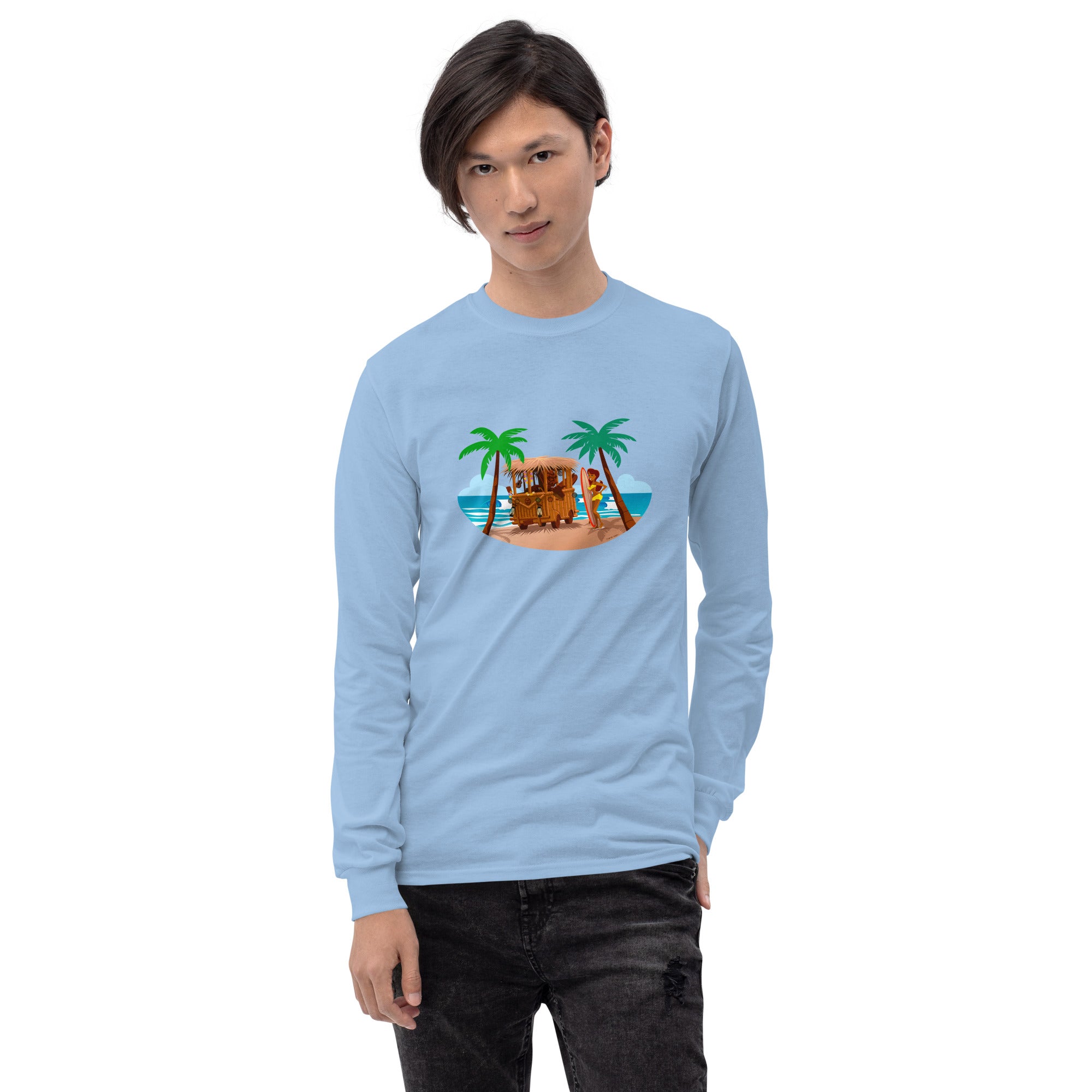 Heavy Blend long-sleeved t-shirt Tiki Kombi