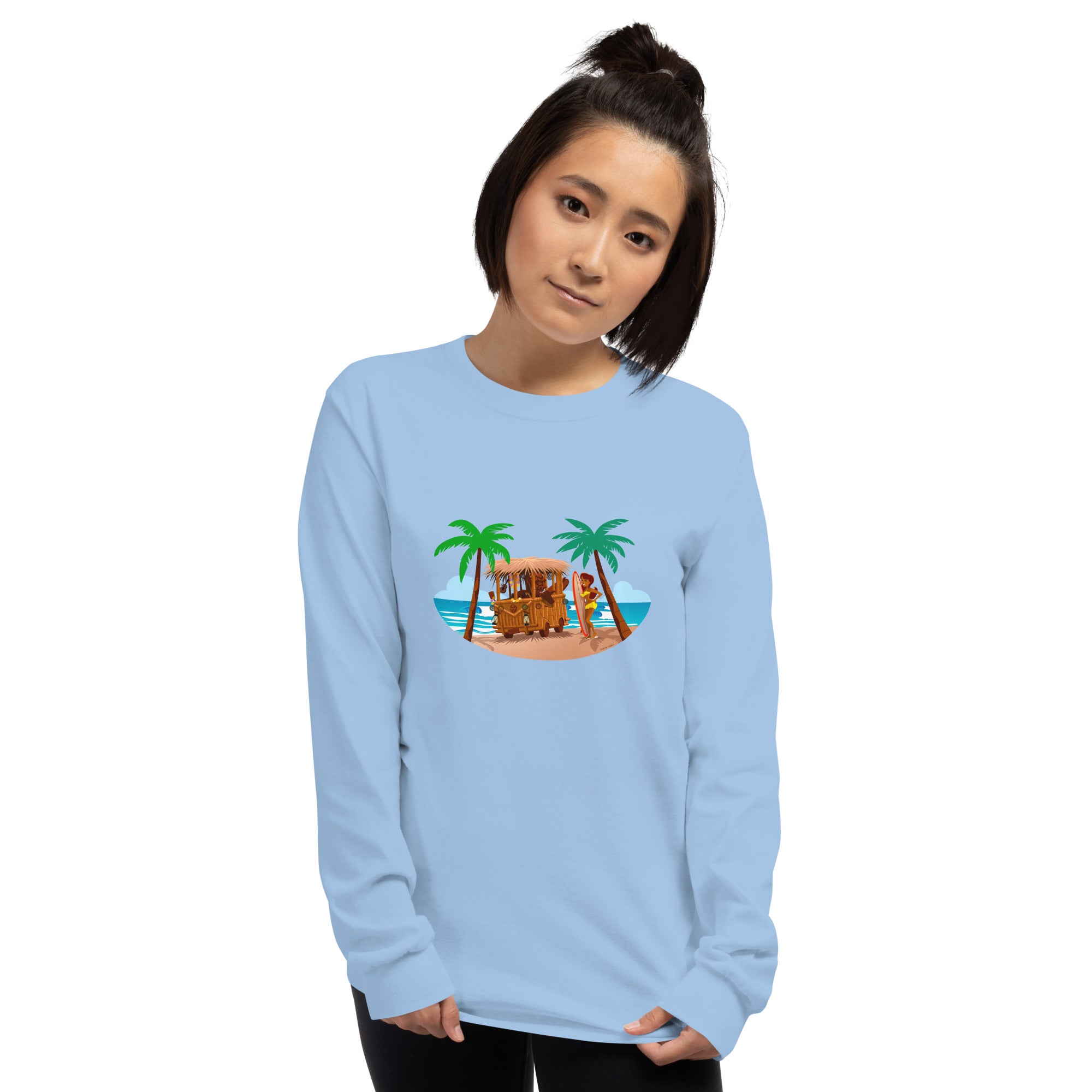 Heavy Blend long-sleeved t-shirt Tiki Kombi