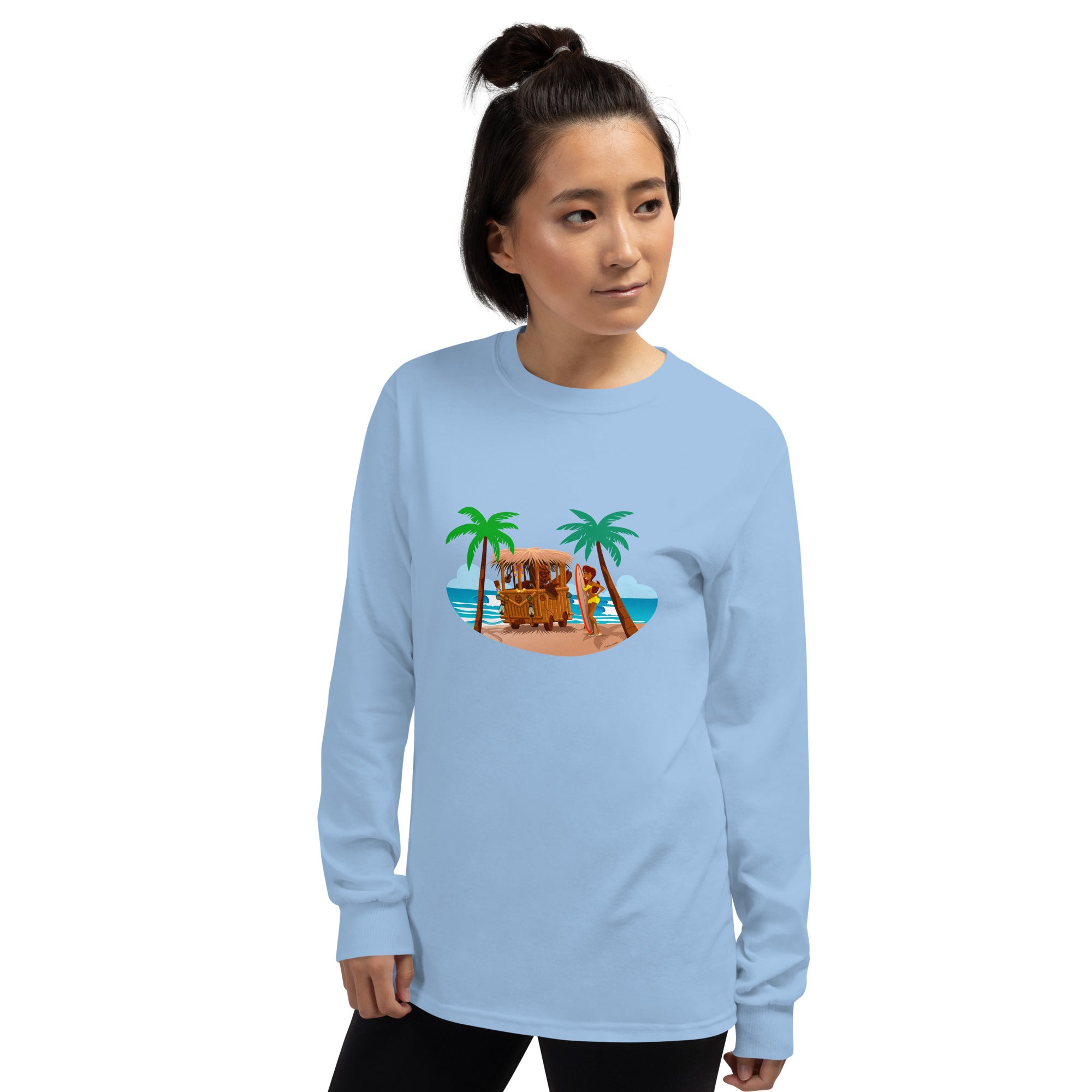 Heavy Blend long-sleeved t-shirt Tiki Kombi