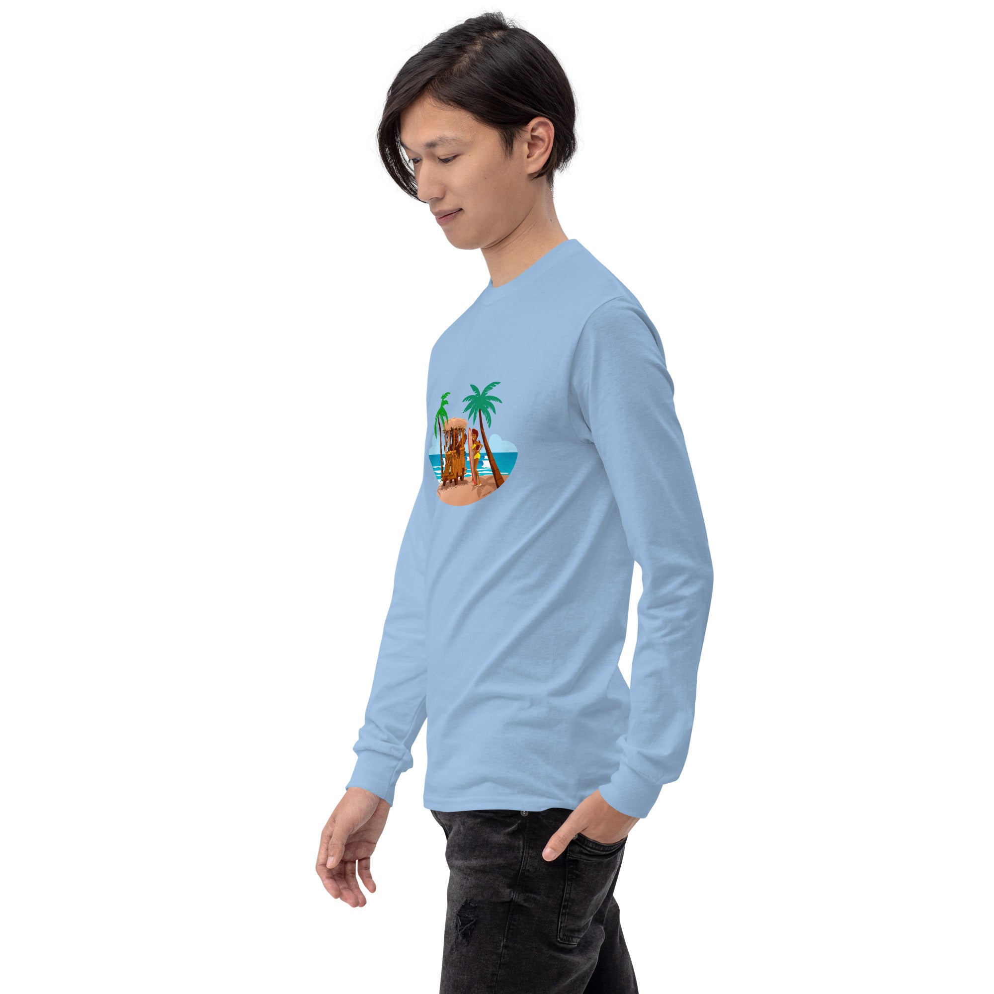 Heavy Blend long-sleeved t-shirt Tiki Kombi