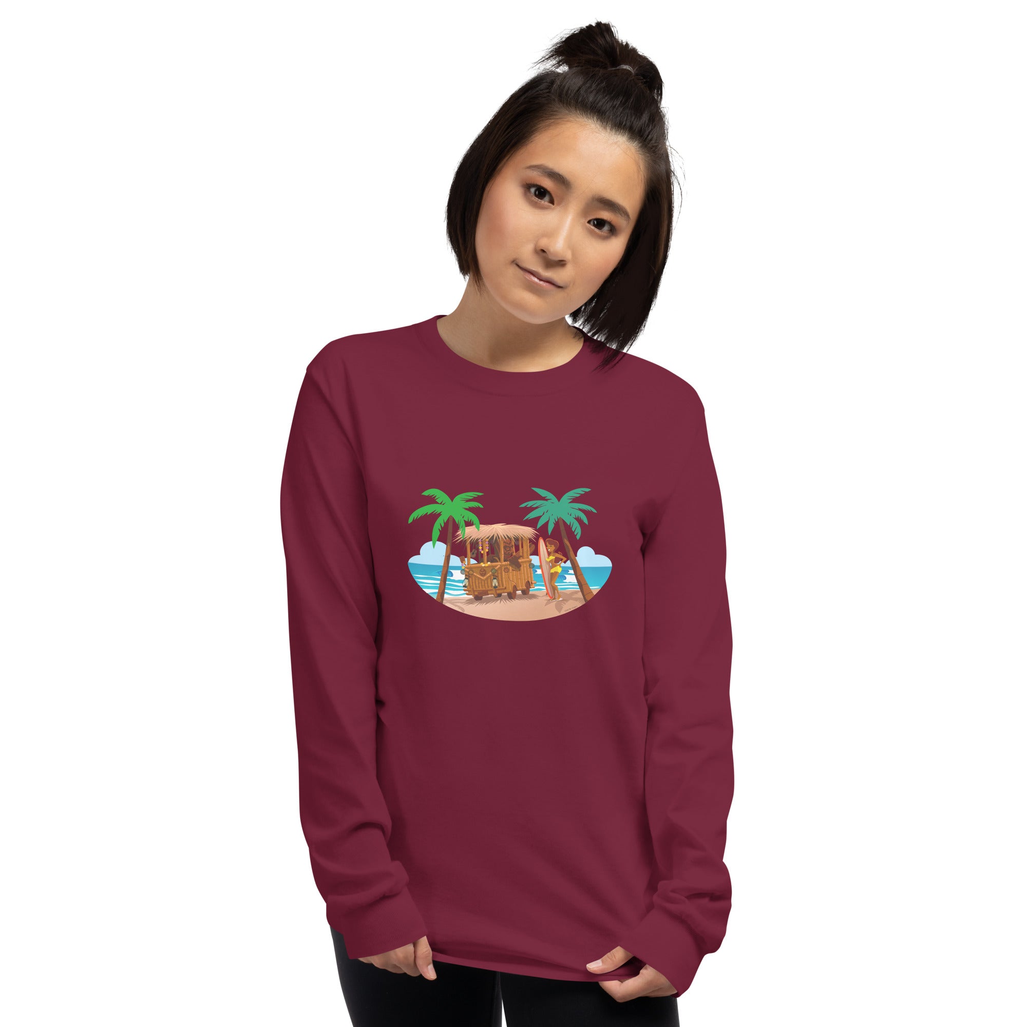Heavy Blend long-sleeved t-shirt Tiki Kombi
