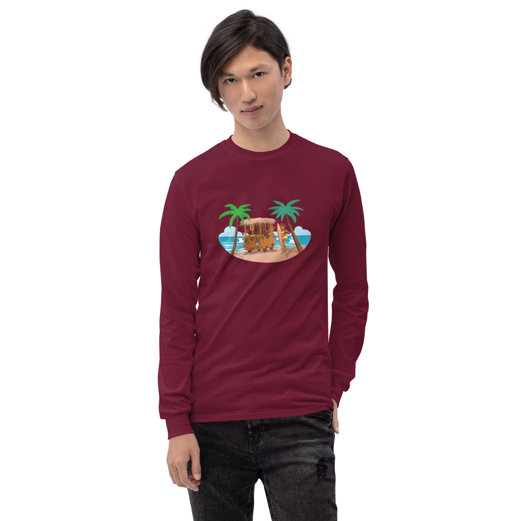 Heavy Blend long-sleeved t-shirt Tiki Kombi
