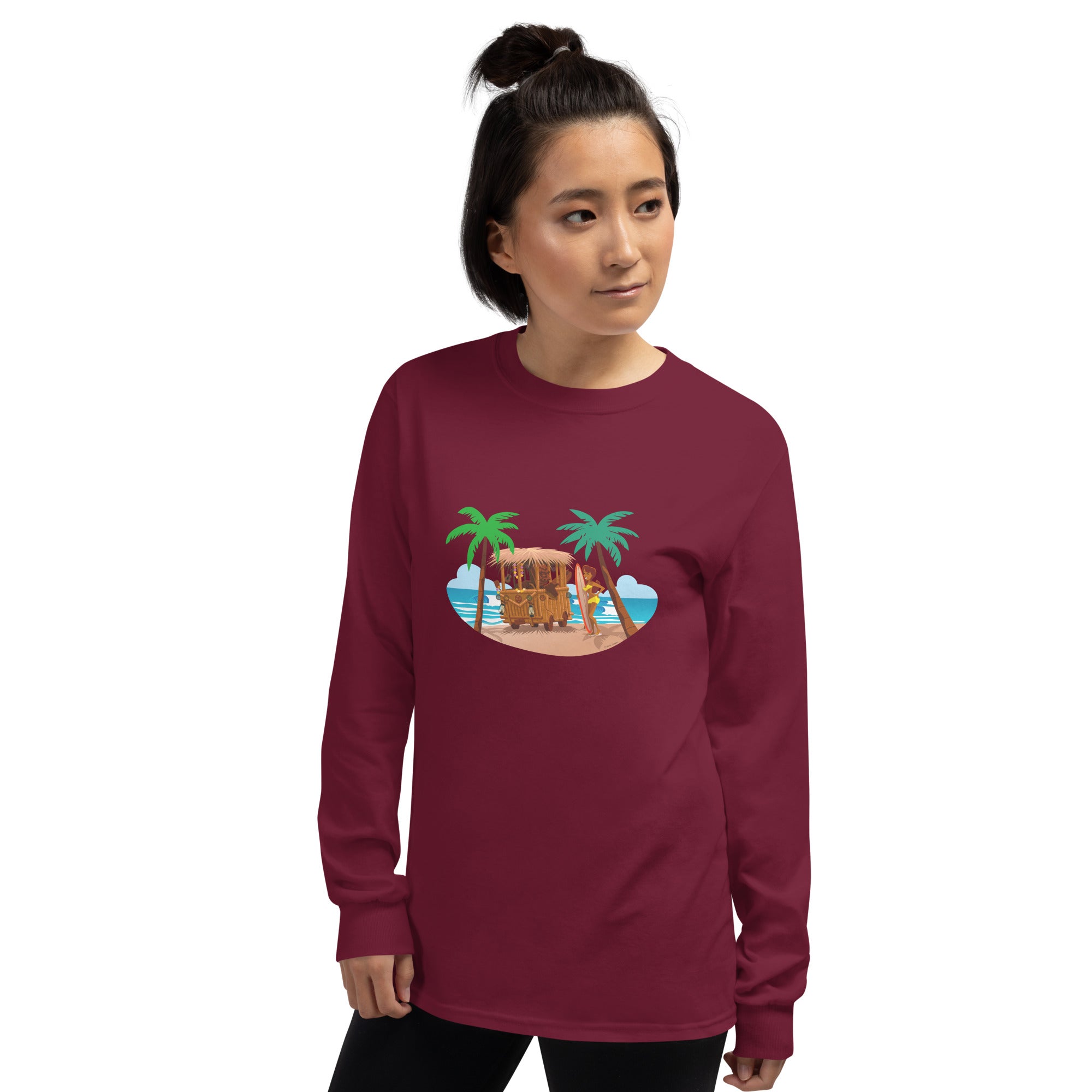 Heavy Blend long-sleeved t-shirt Tiki Kombi