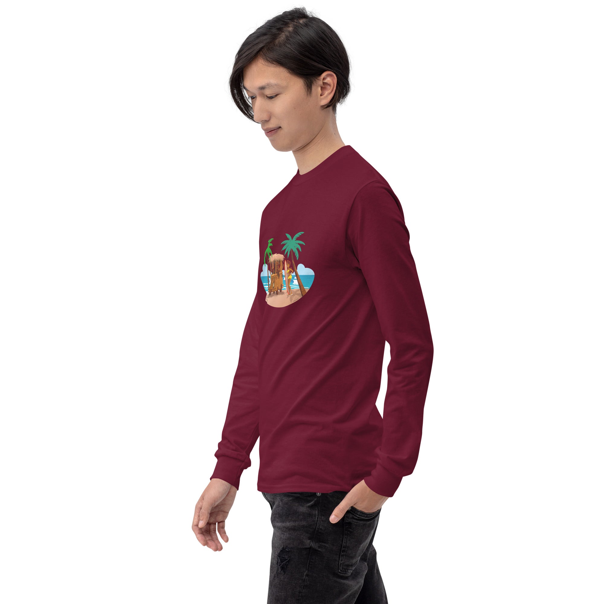 Heavy Blend long-sleeved t-shirt Tiki Kombi