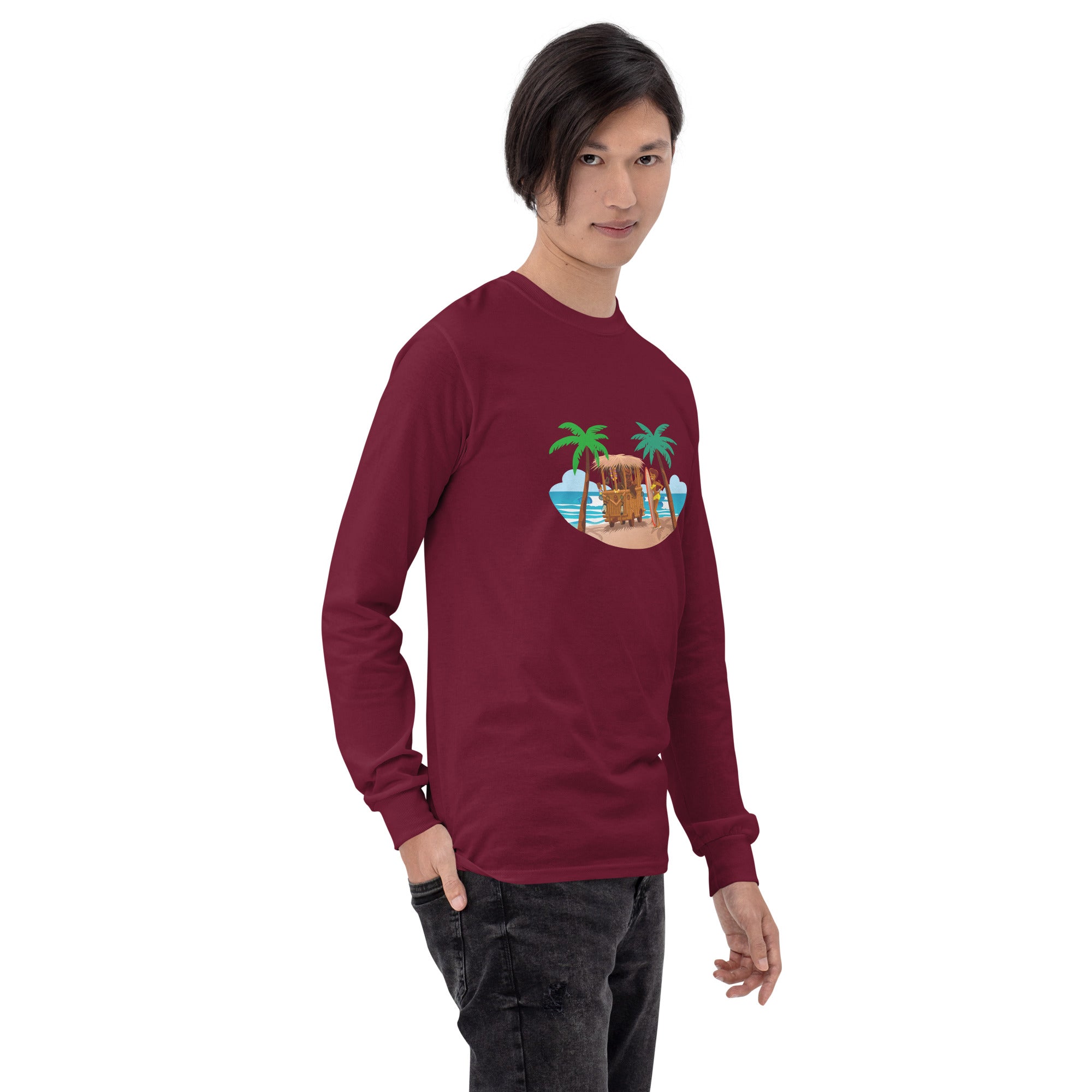 Heavy Blend long-sleeved t-shirt Tiki Kombi
