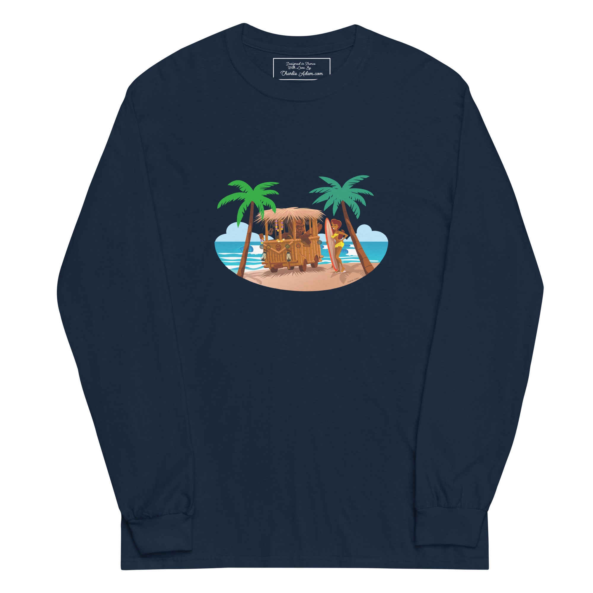 Heavy Blend long-sleeved t-shirt Tiki Kombi