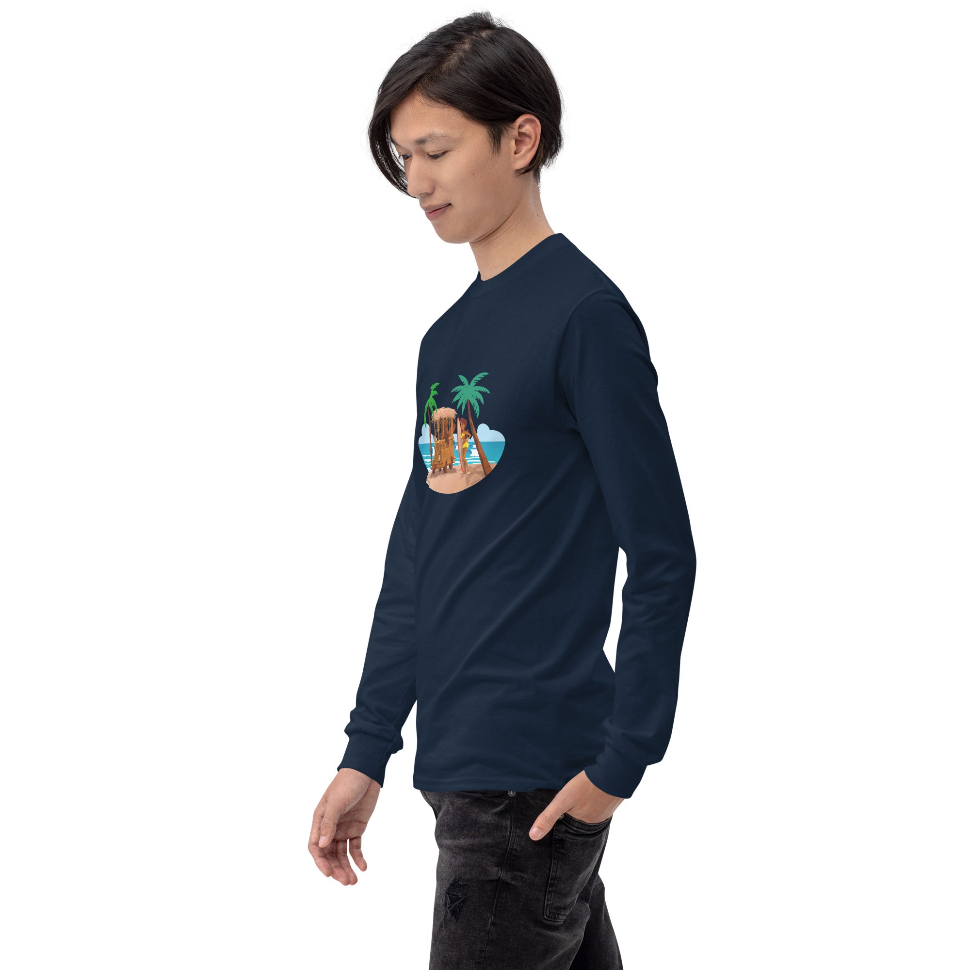 Heavy Blend long-sleeved t-shirt Tiki Kombi