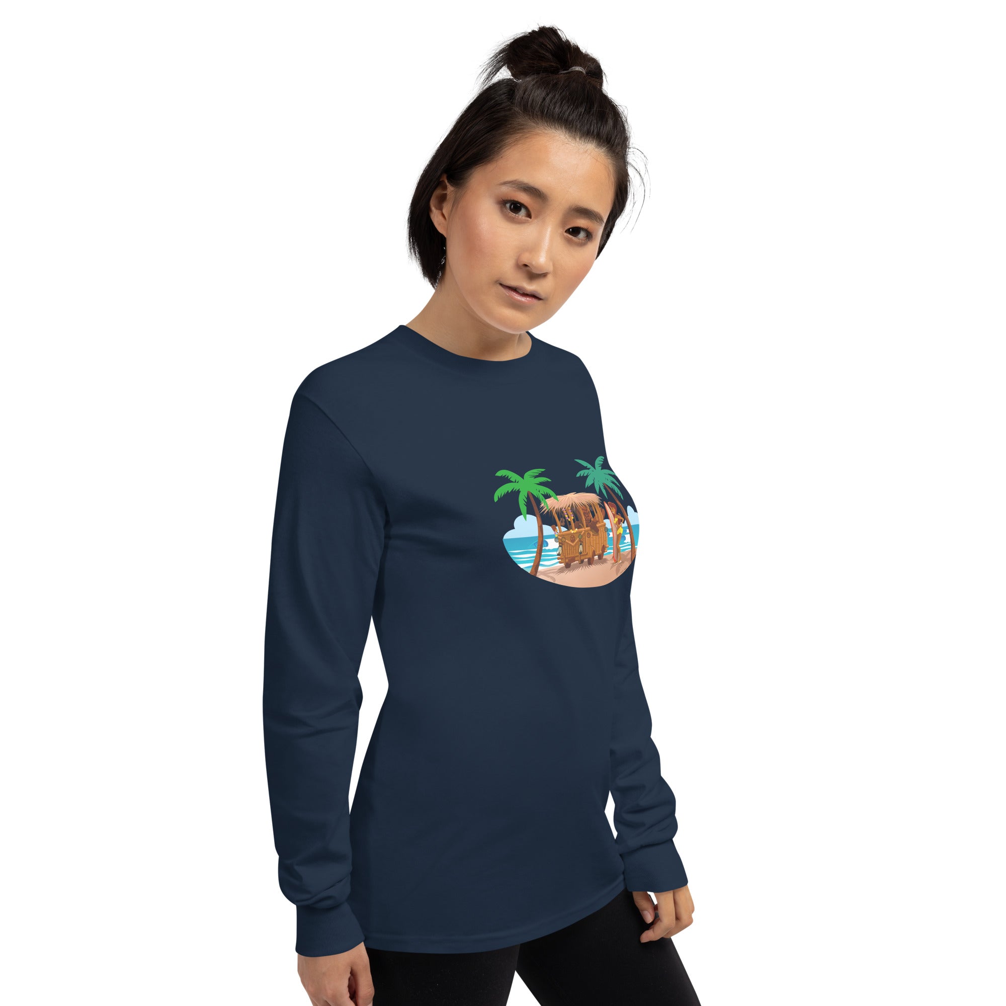 Heavy Blend long-sleeved t-shirt Tiki Kombi