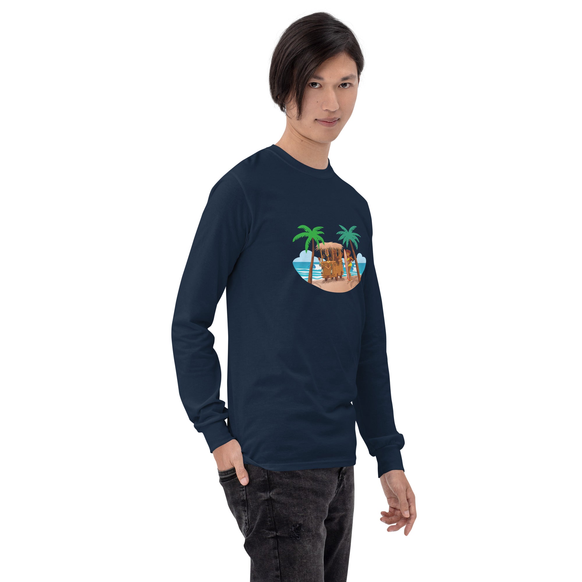 Heavy Blend long-sleeved t-shirt Tiki Kombi