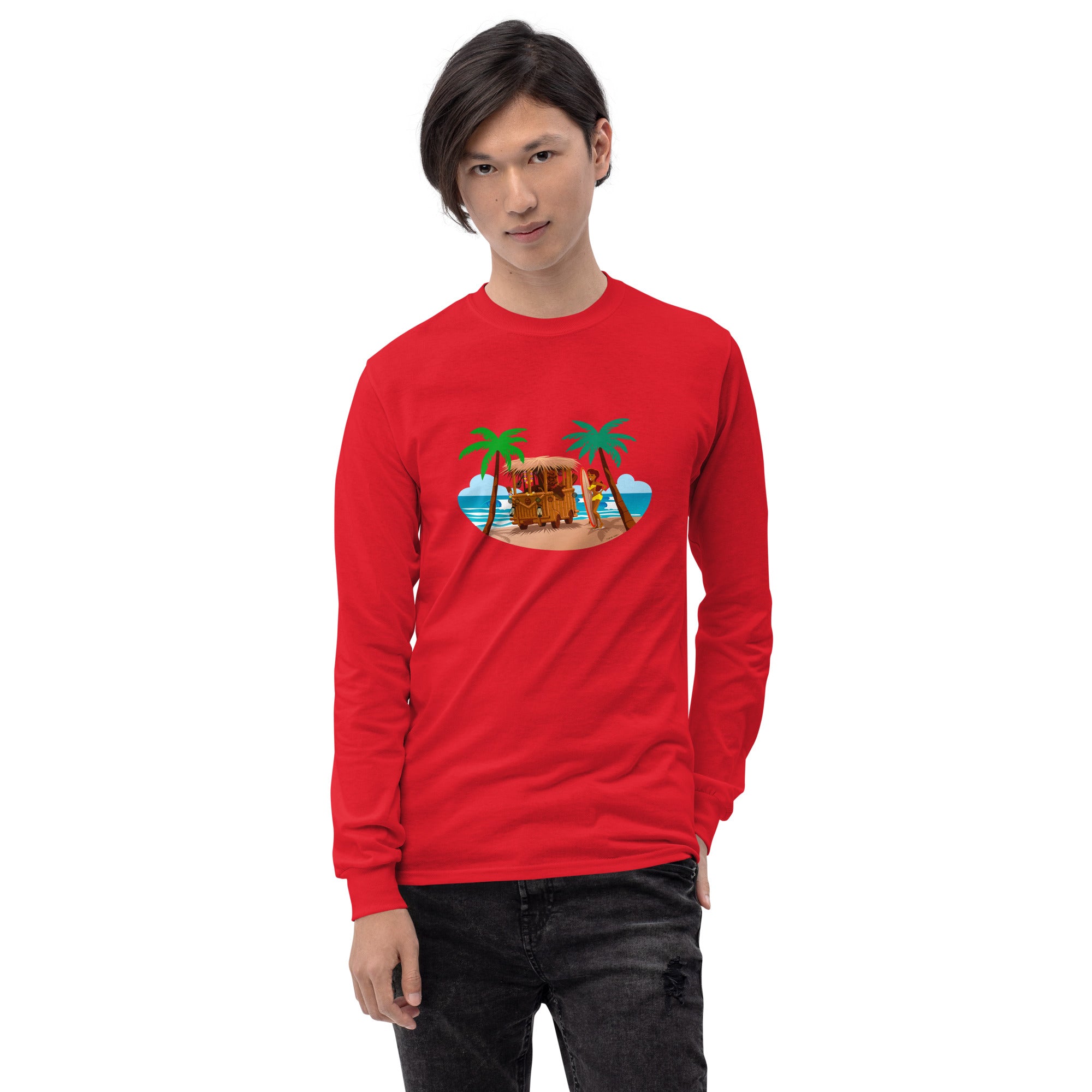 Heavy Blend long-sleeved t-shirt Tiki Kombi