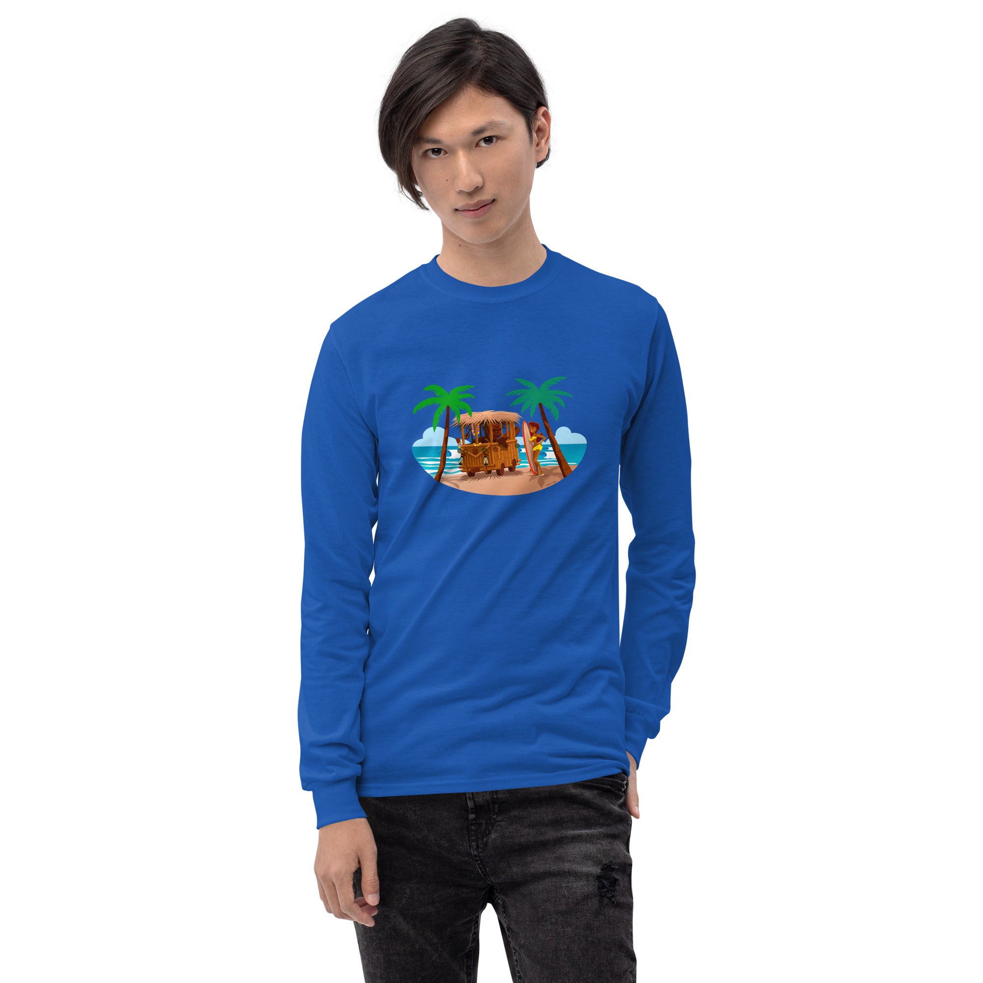 Heavy Blend long-sleeved t-shirt Tiki Kombi