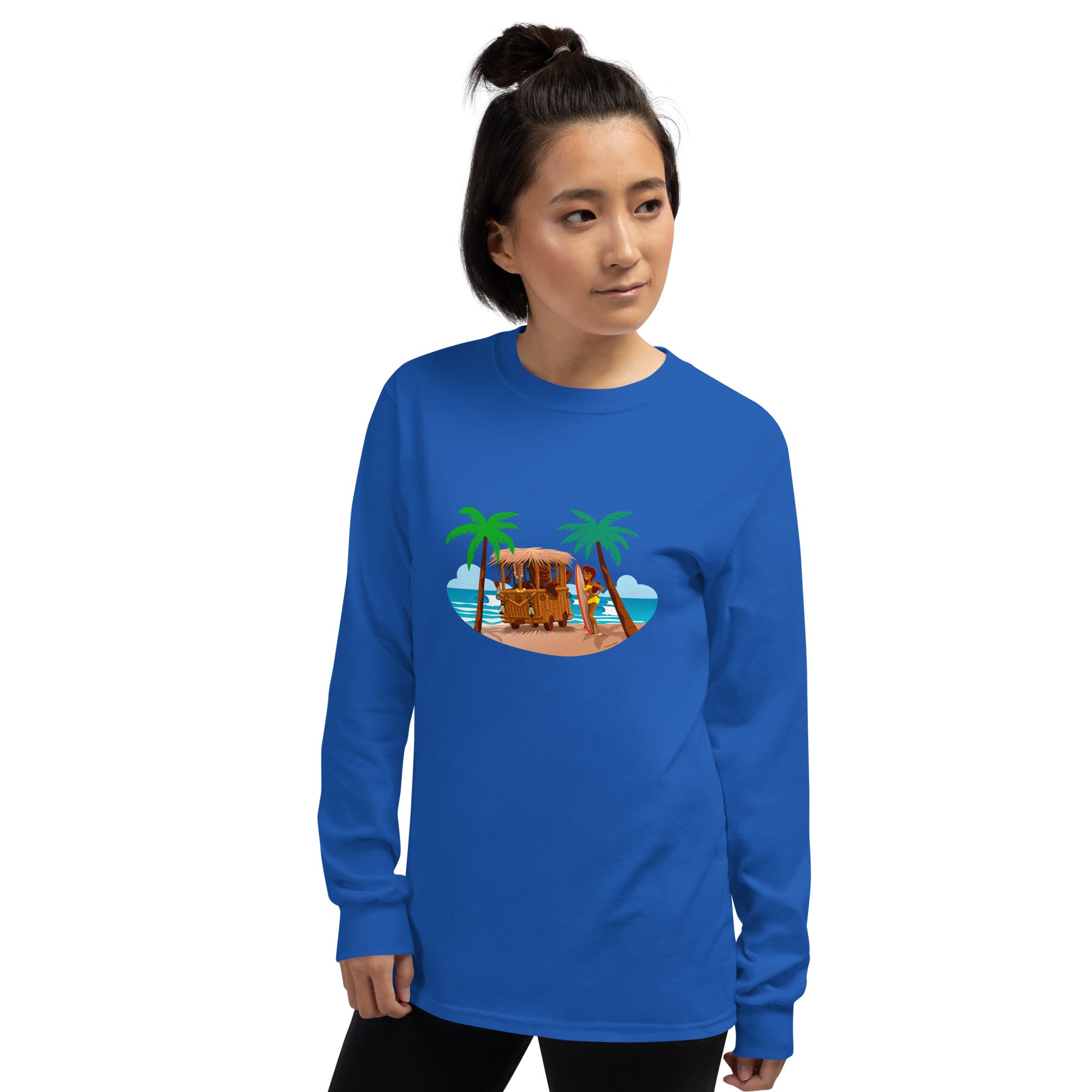 Heavy Blend long-sleeved t-shirt Tiki Kombi