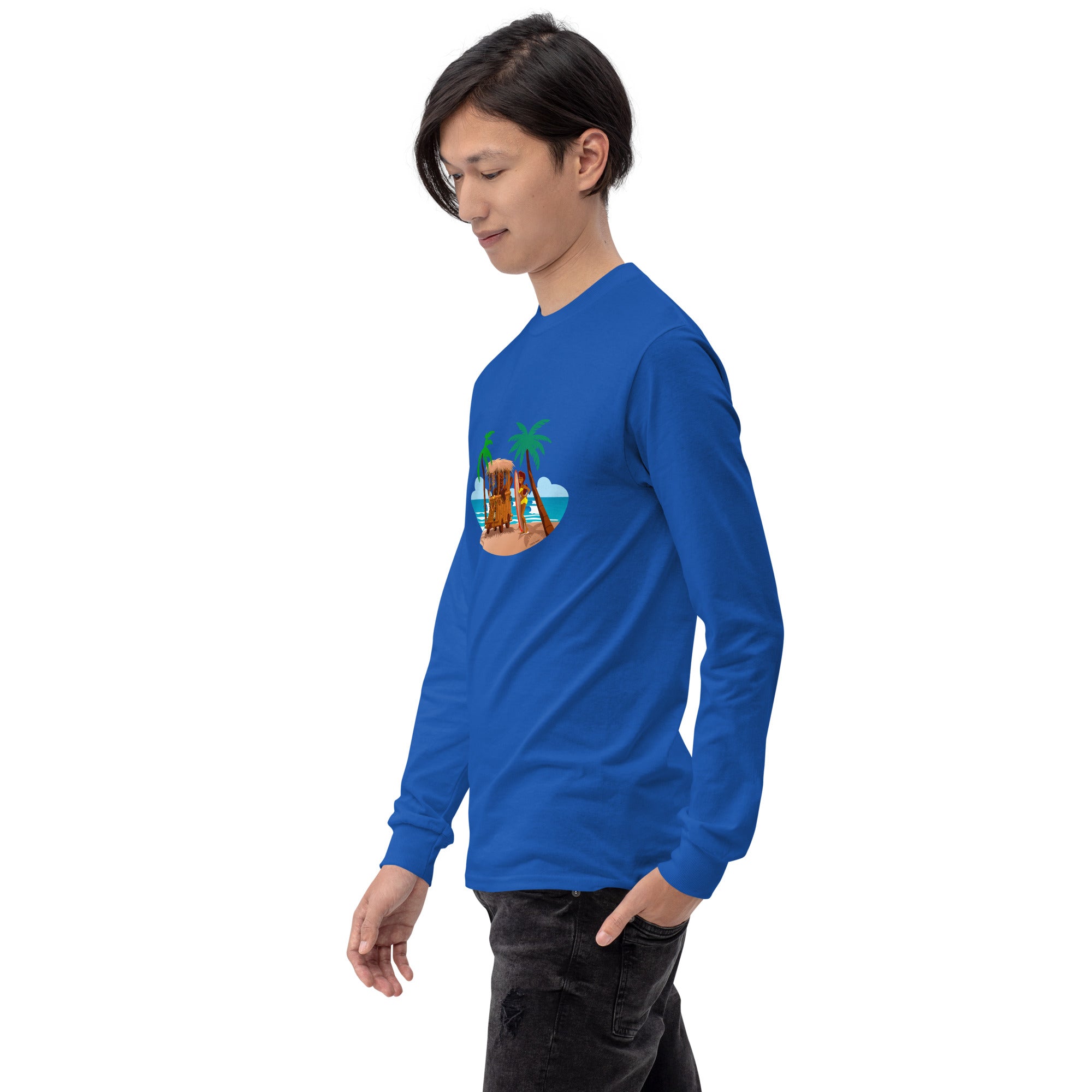Heavy Blend long-sleeved t-shirt Tiki Kombi