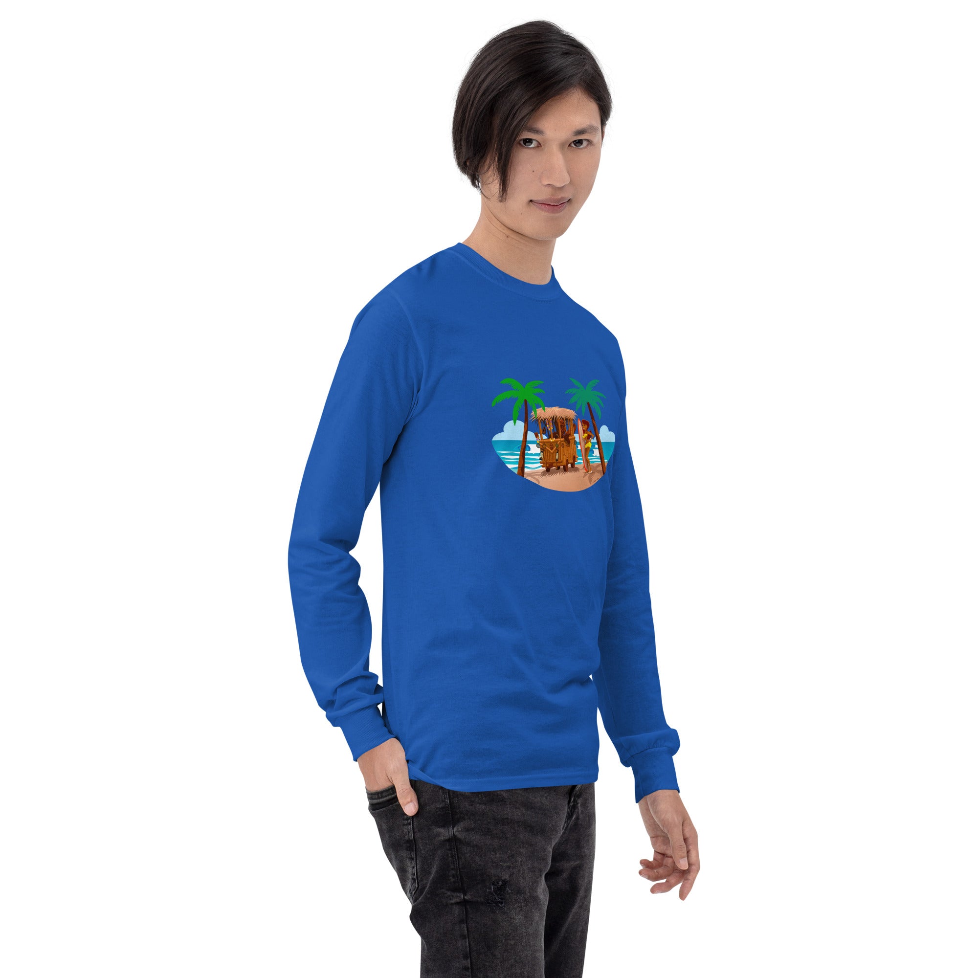 Heavy Blend long-sleeved t-shirt Tiki Kombi