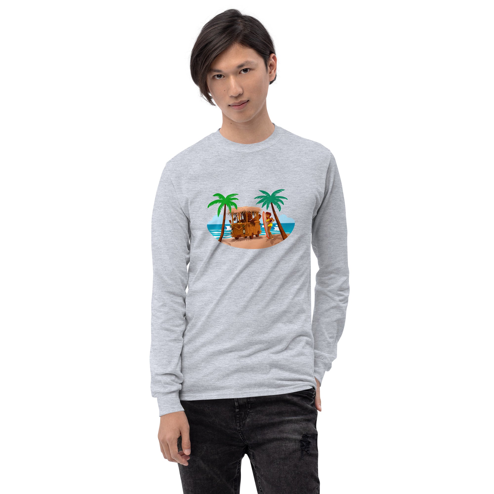 Heavy Blend long-sleeved t-shirt Tiki Kombi