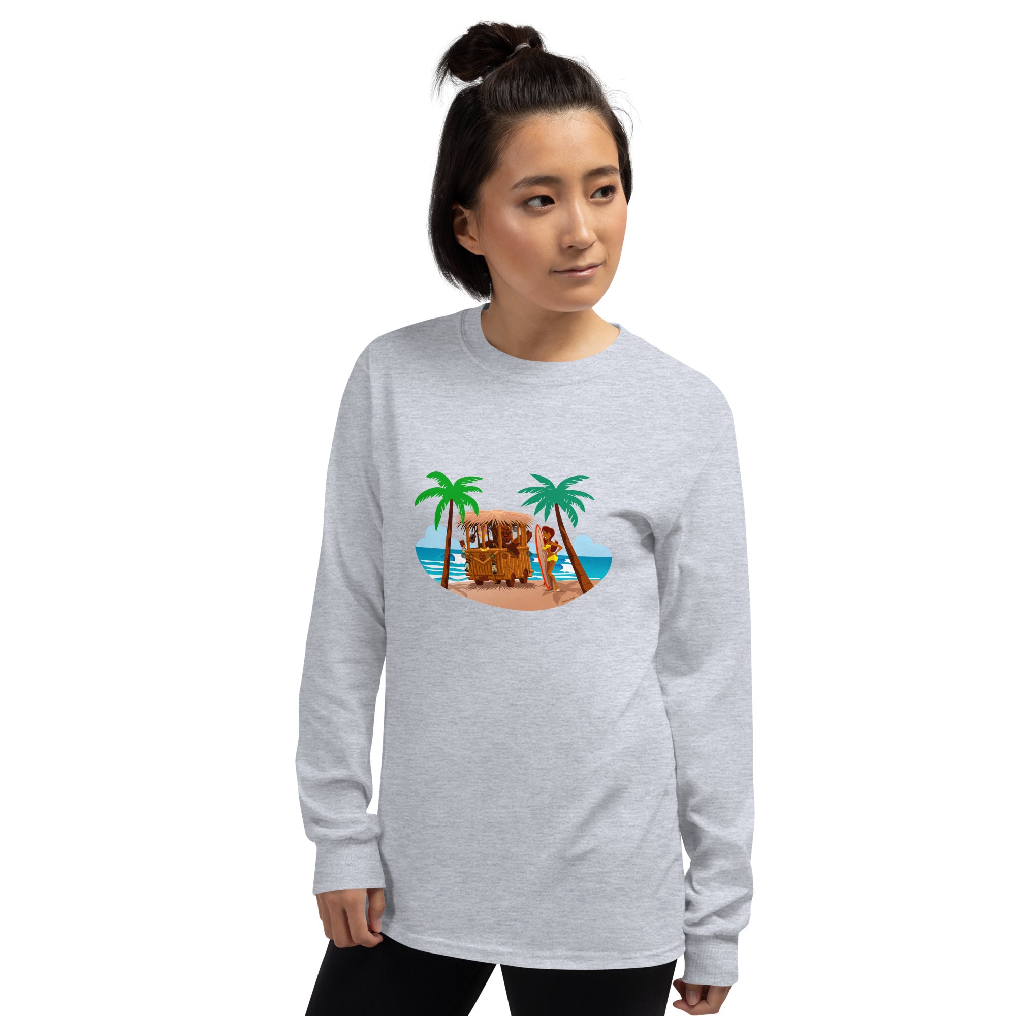 Heavy Blend long-sleeved t-shirt Tiki Kombi