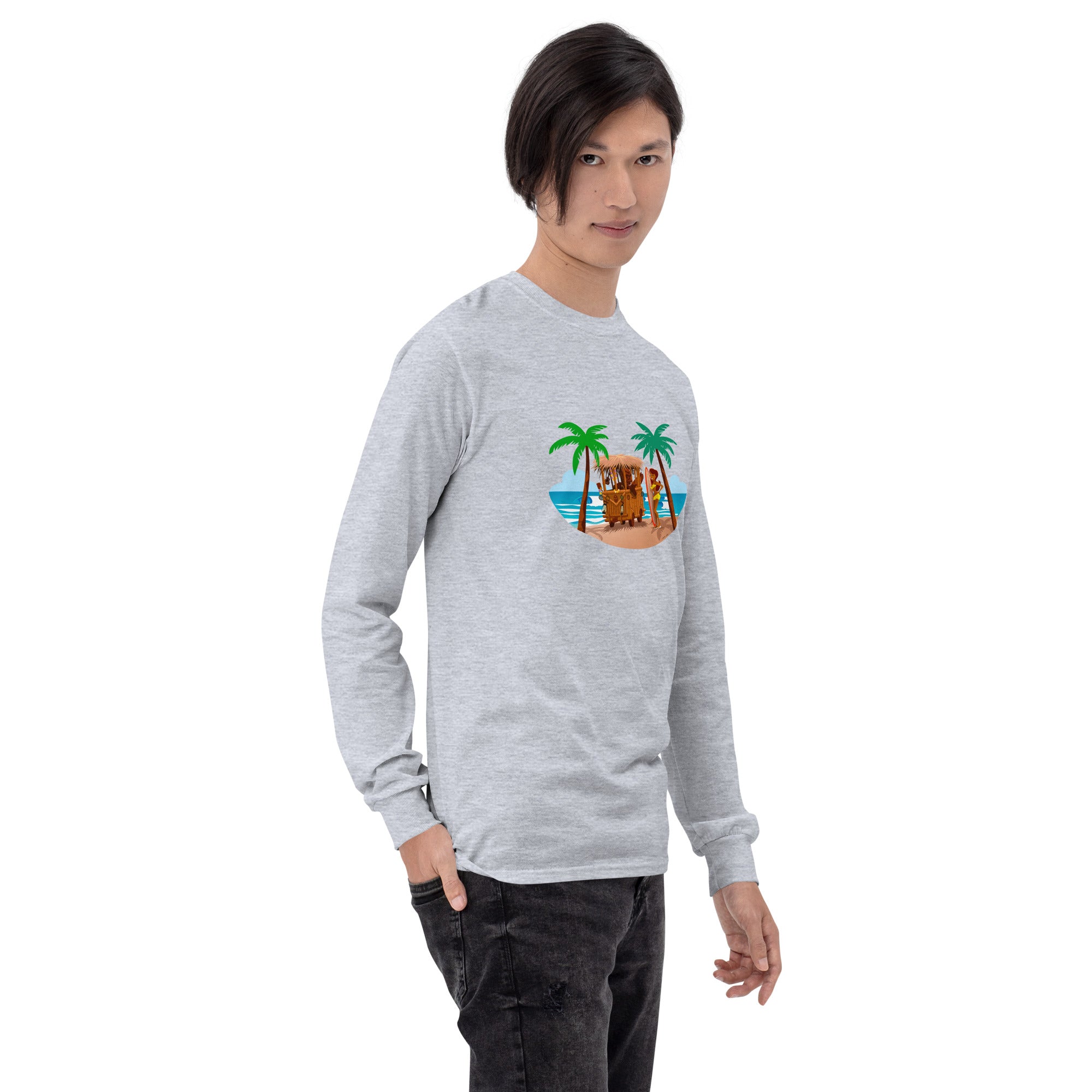 Heavy Blend long-sleeved t-shirt Tiki Kombi