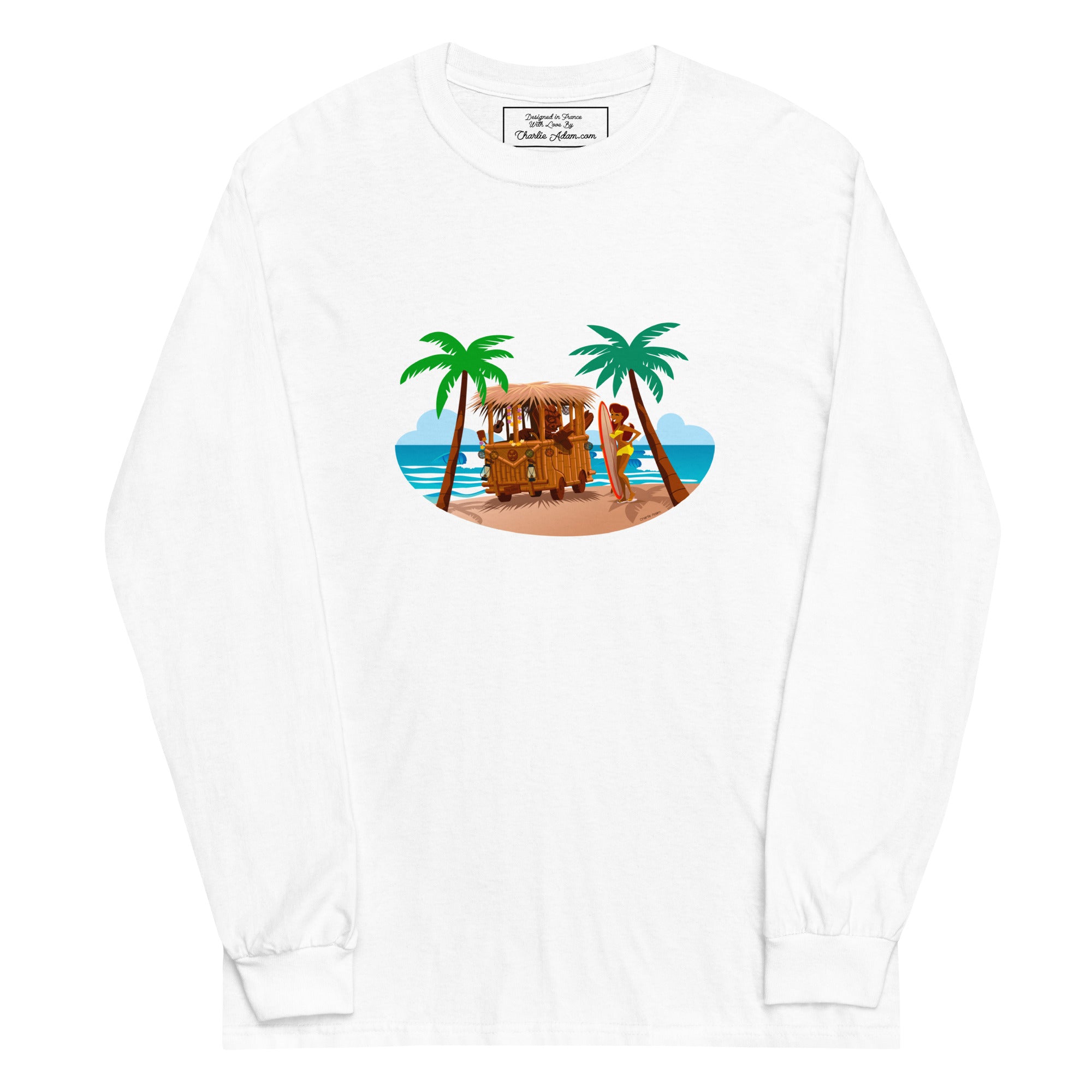 Heavy Blend long-sleeved t-shirt Tiki Kombi