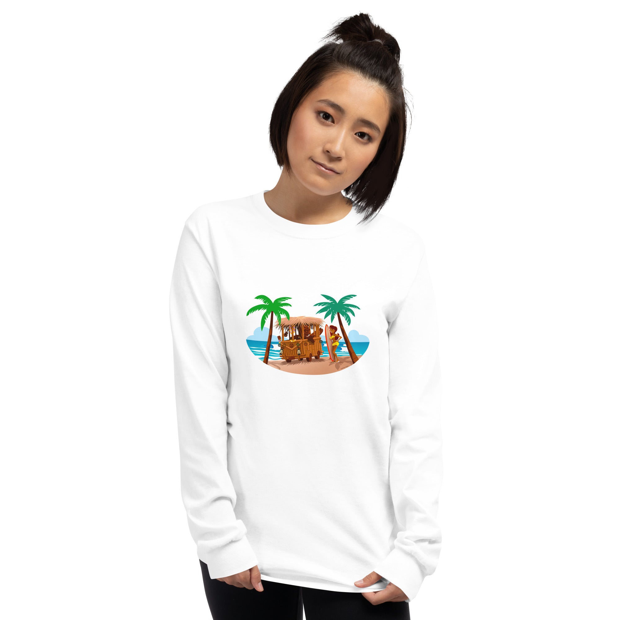 Heavy Blend long-sleeved t-shirt Tiki Kombi