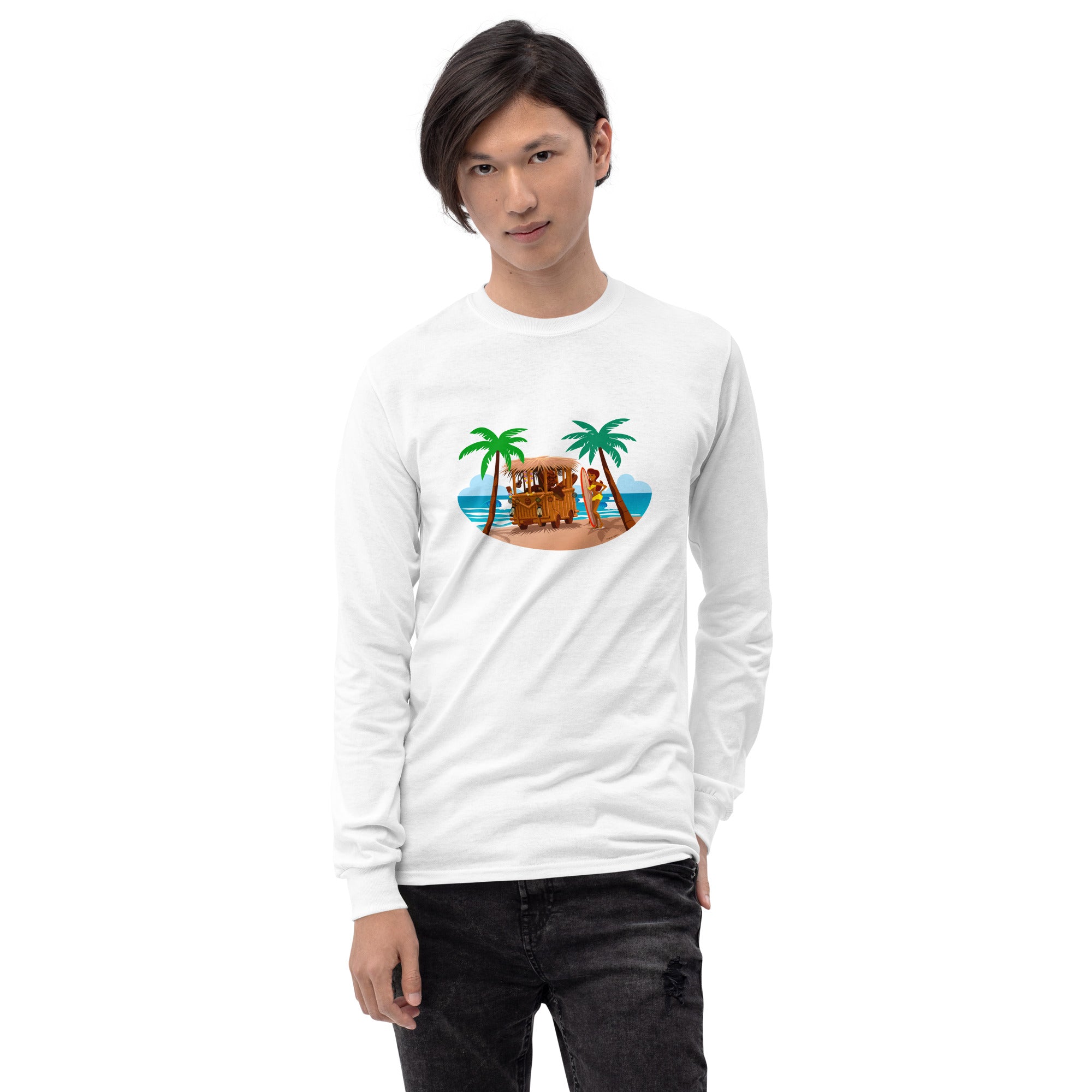 Heavy Blend long-sleeved t-shirt Tiki Kombi