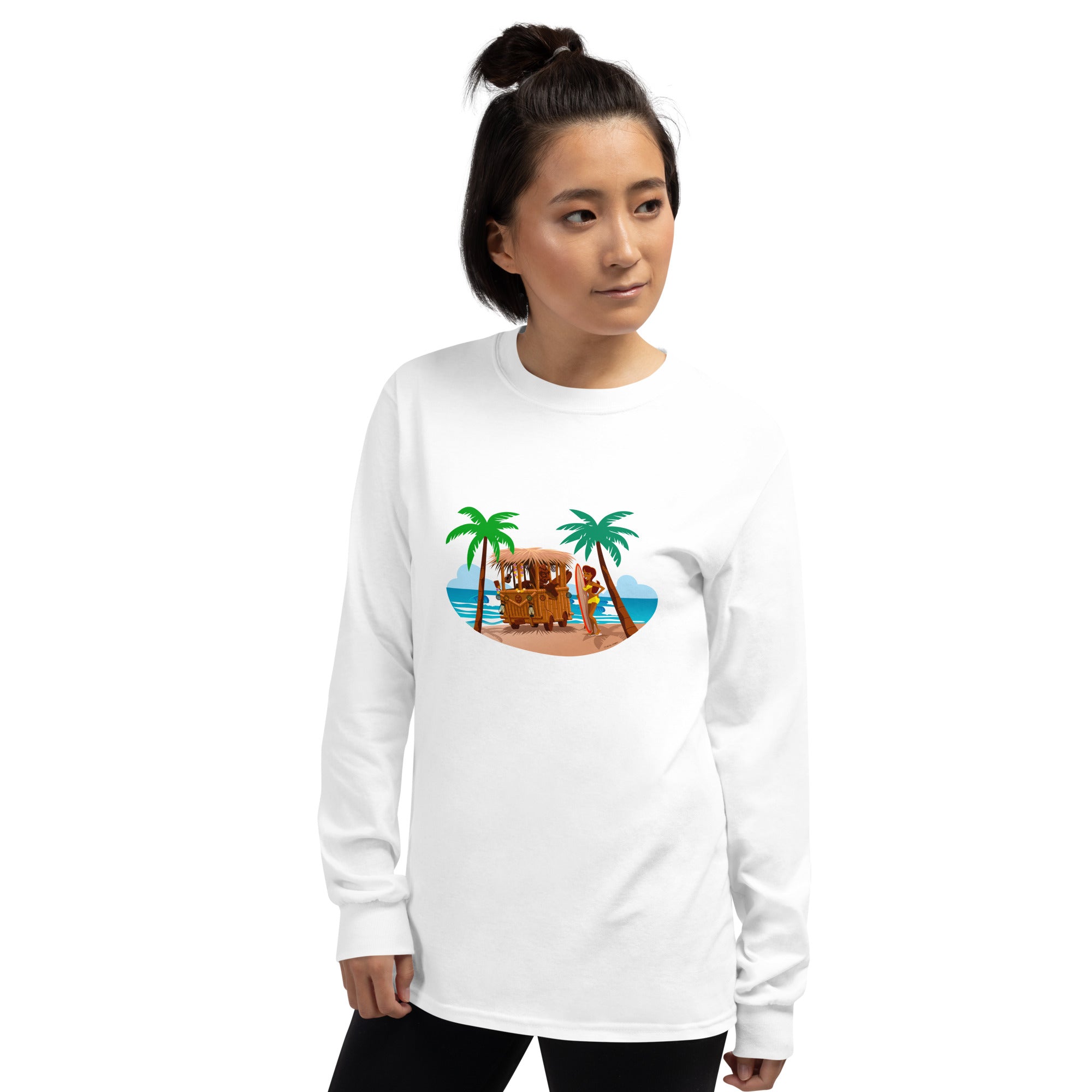 Heavy Blend long-sleeved t-shirt Tiki Kombi