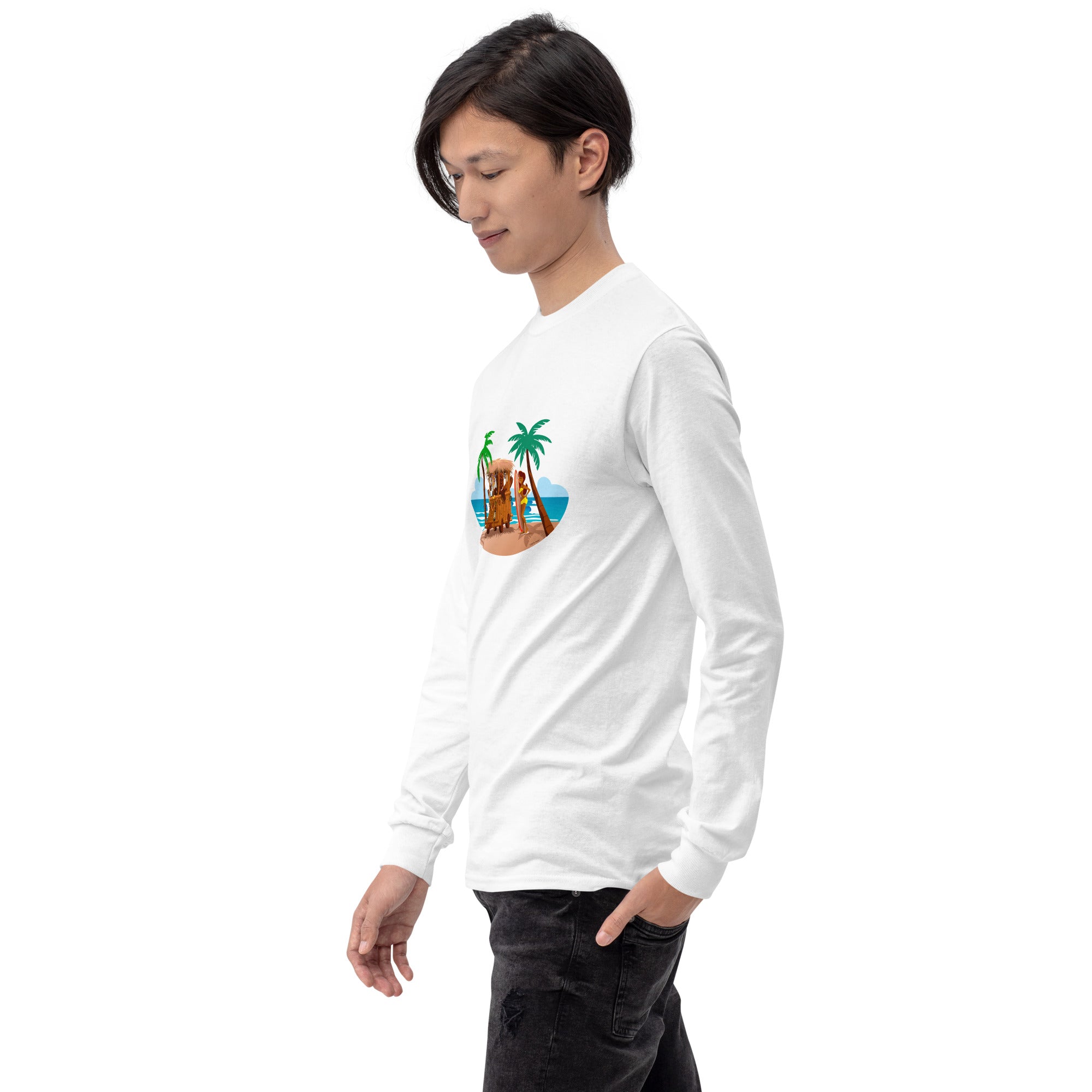 Heavy Blend long-sleeved t-shirt Tiki Kombi