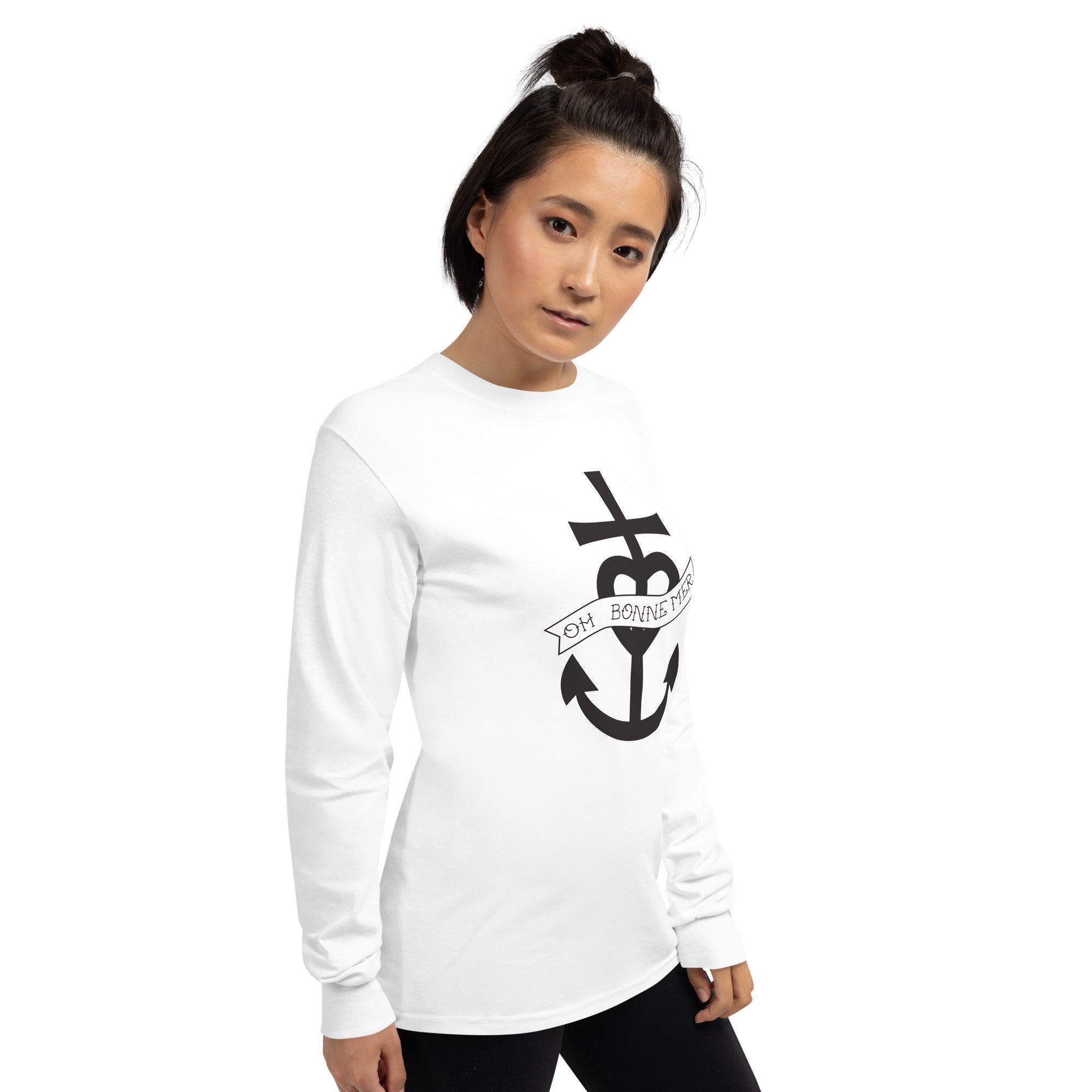 T-shirt épais à manches longues Oh Bonne Mer 1 grand motif sur la face