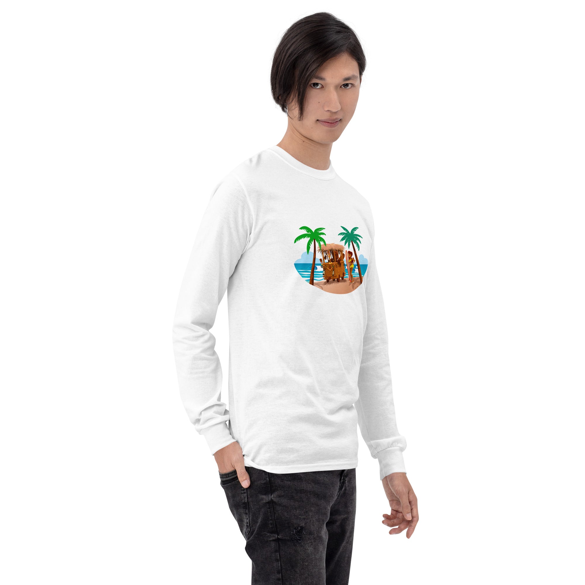 Heavy Blend long-sleeved t-shirt Tiki Kombi