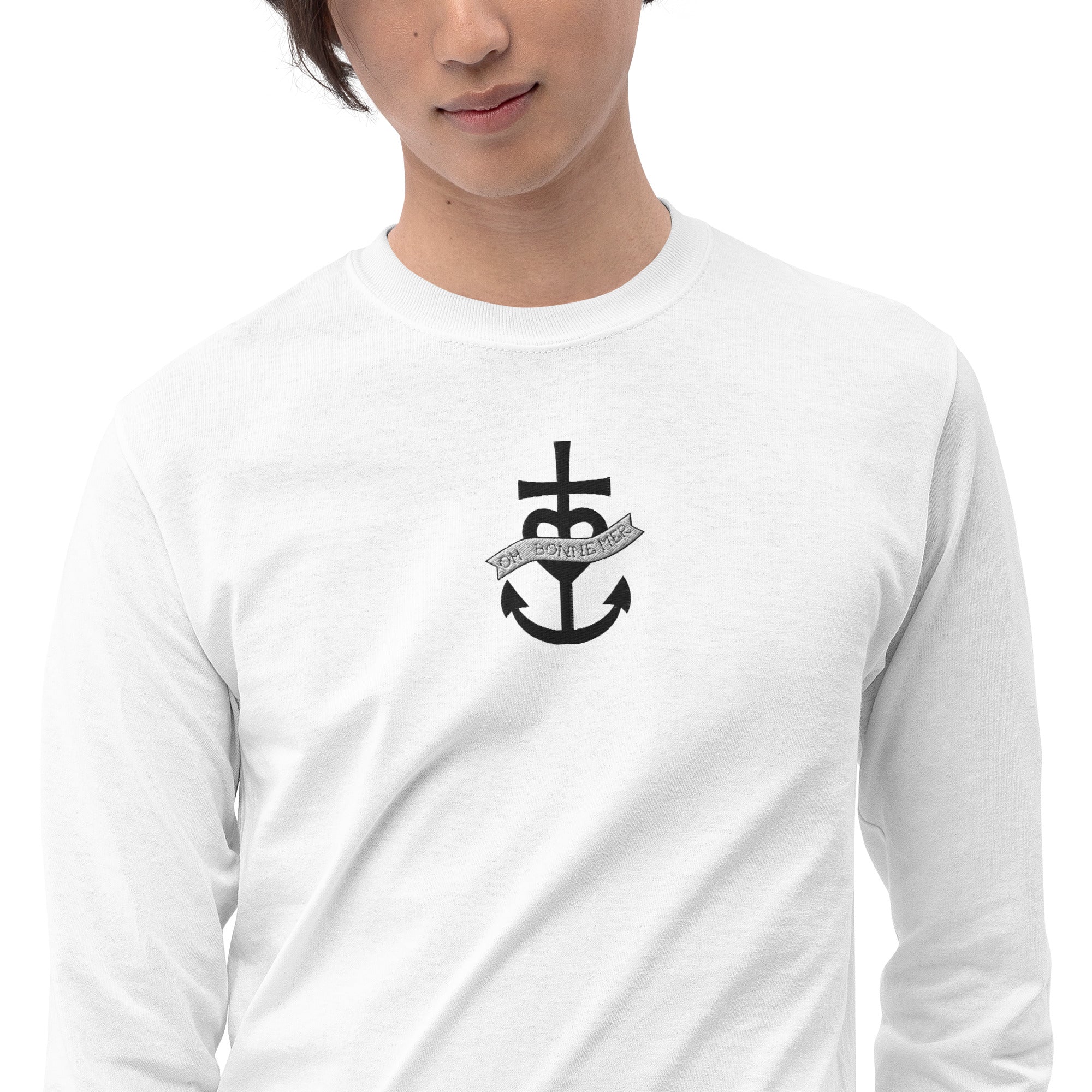 T-shirt épais à manches longues Oh Bonne Mer 1 brodé