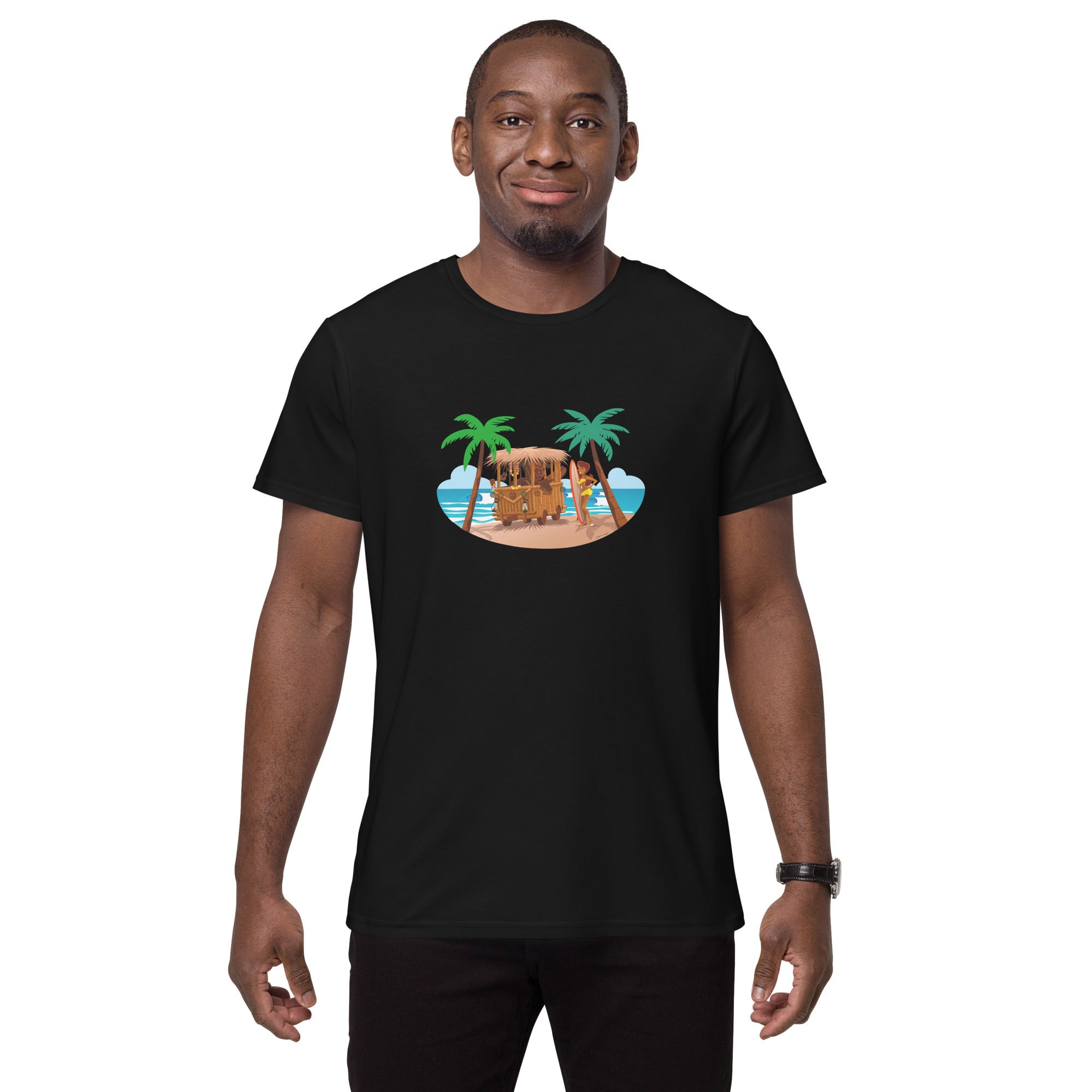 Men's premium cotton t-shirt Tiki Kombi