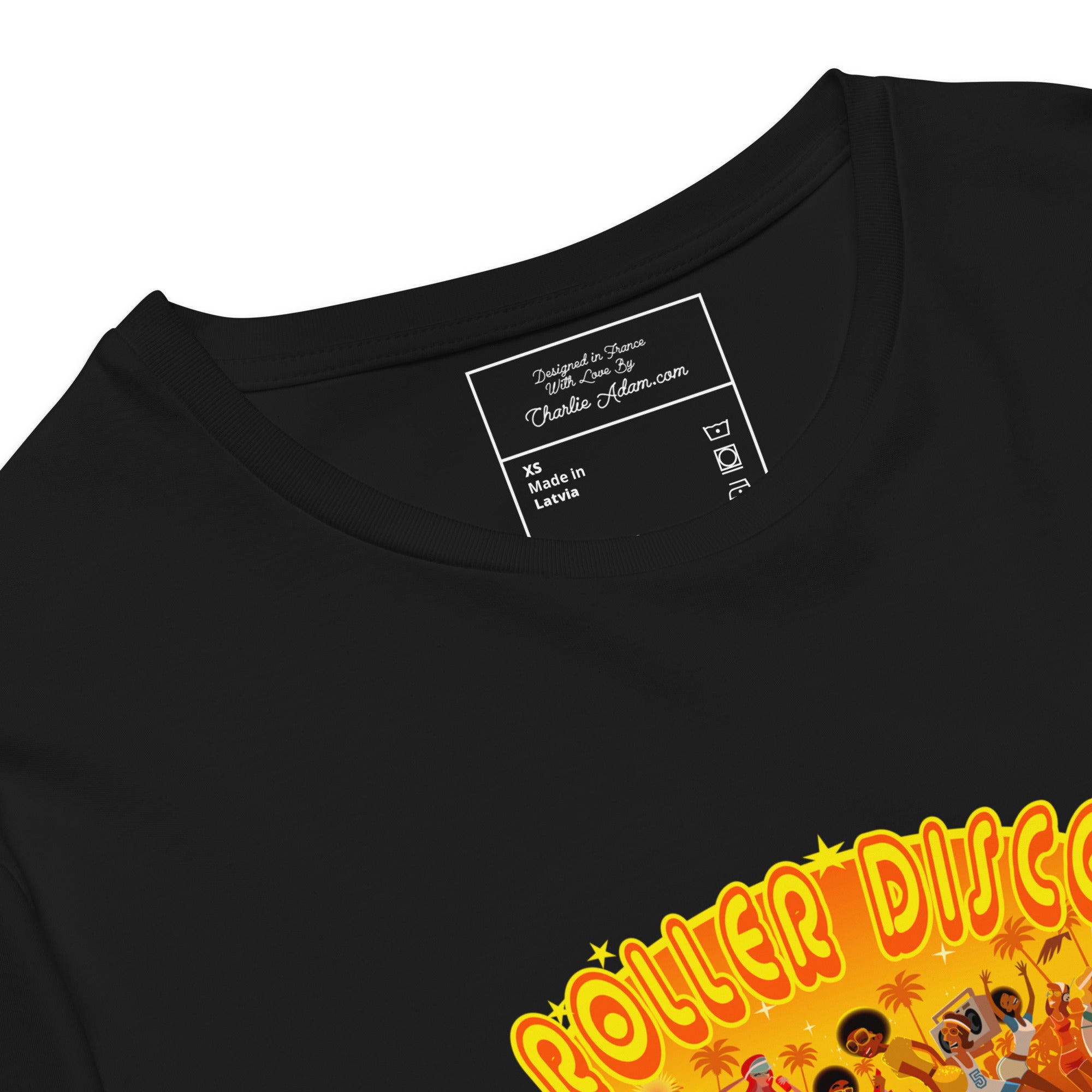 T-shirt premium en coton homme Roller Disco 1975