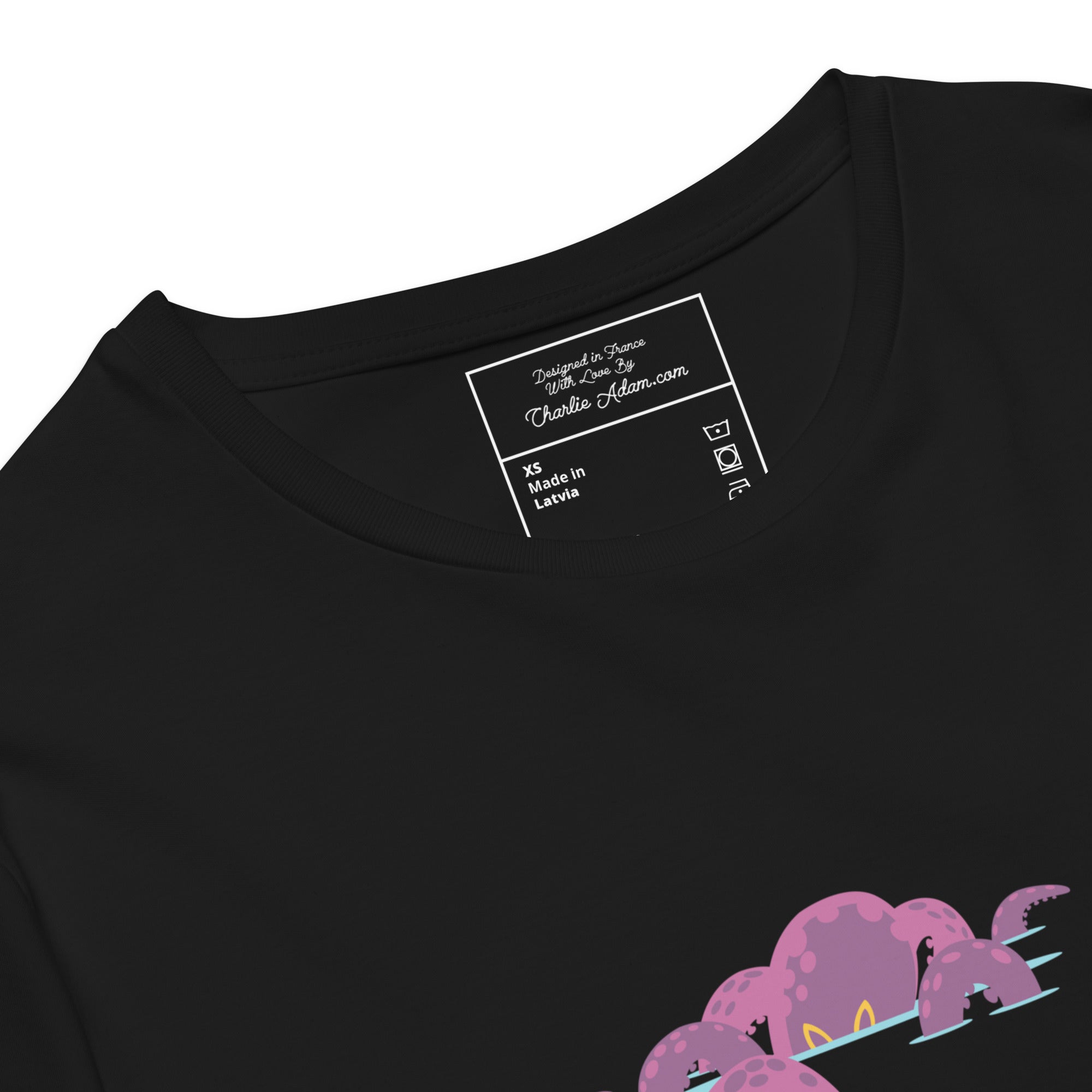 Men's premium cotton t-shirt Octopus Purple