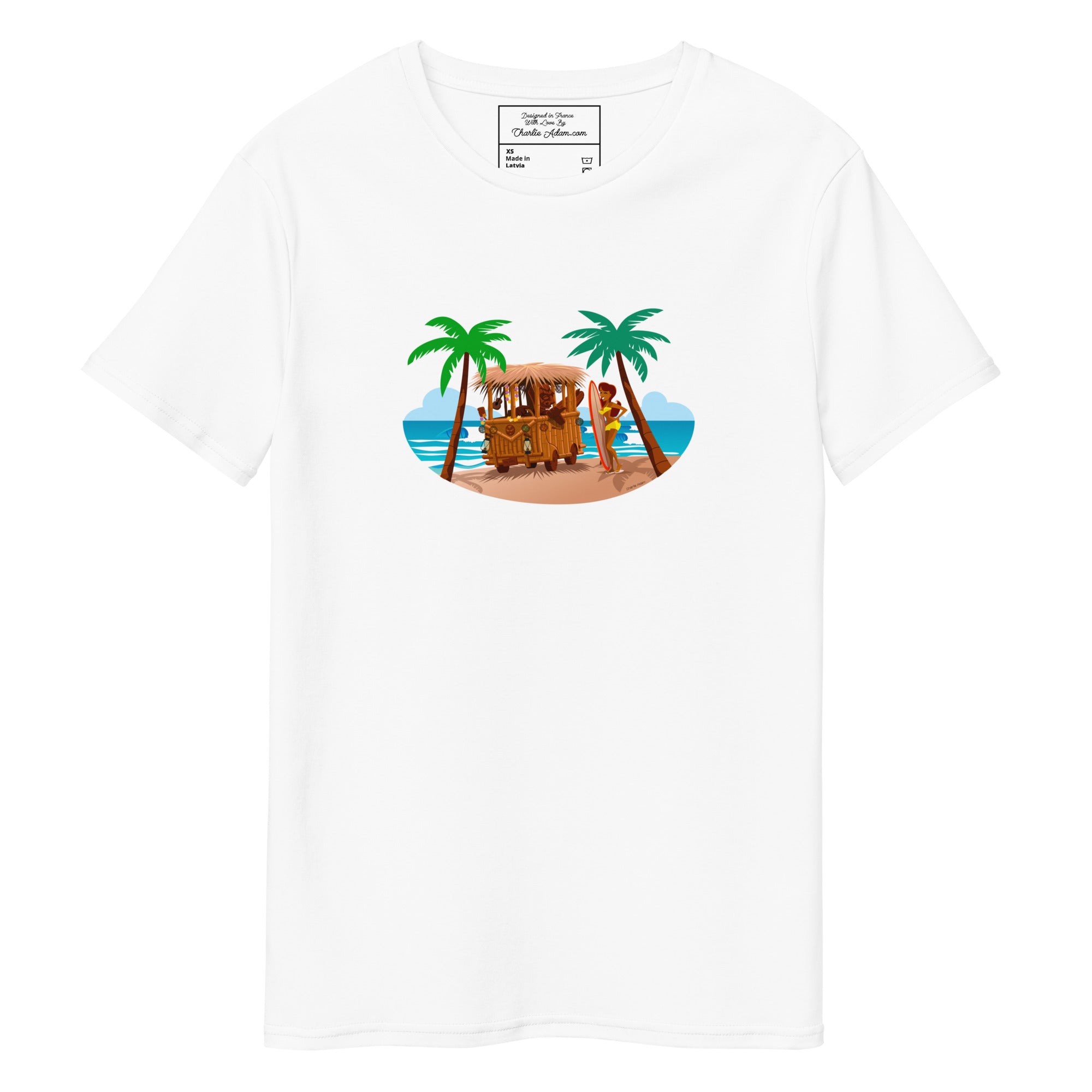 Men's premium cotton t-shirt Tiki Kombi