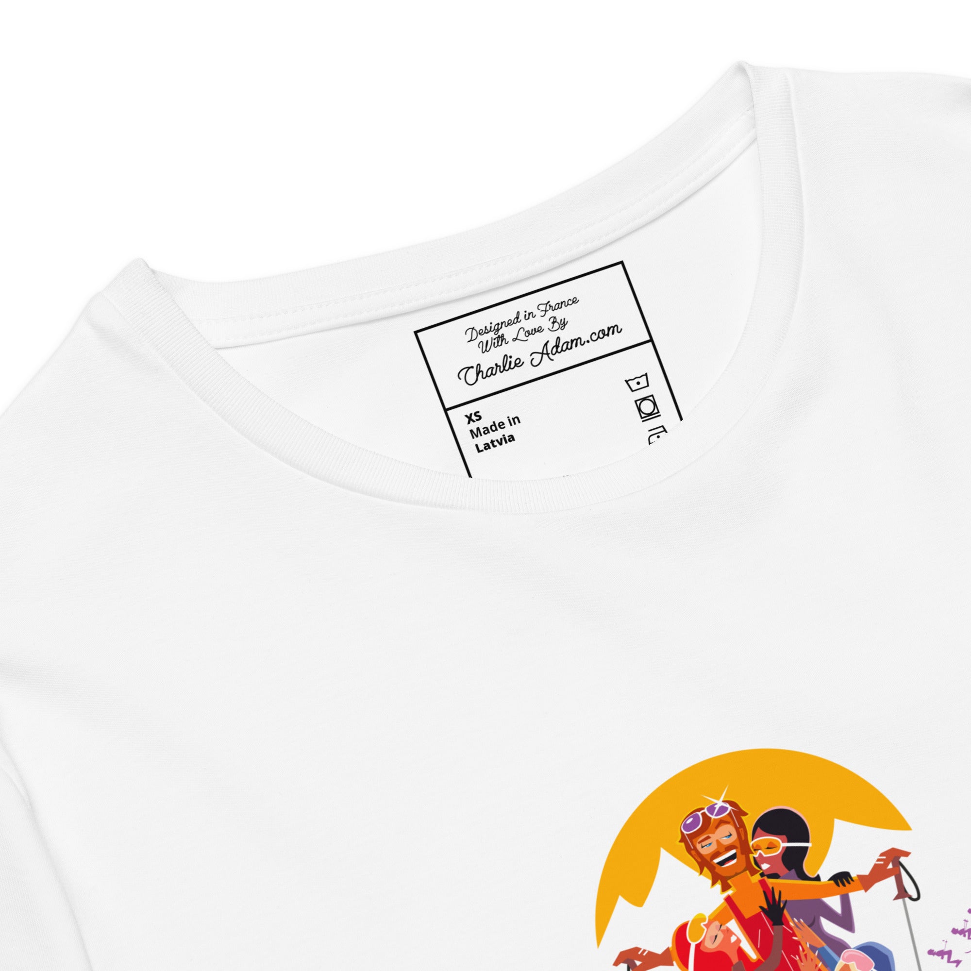 T-shirt premium en coton homme Love Instructor First Lesson free