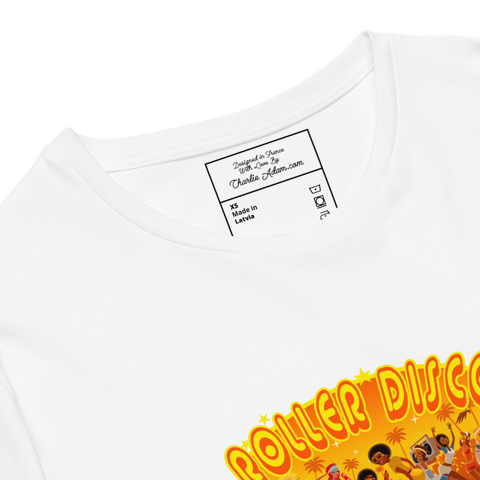 T-shirt premium en coton homme Roller Disco 1975