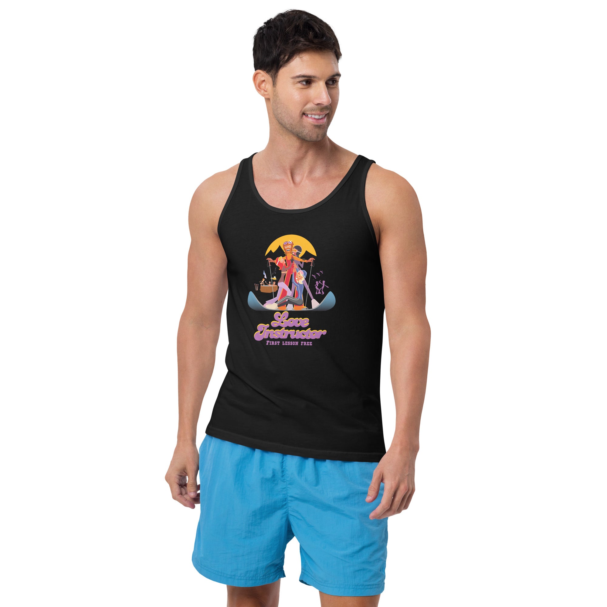Unisex Tank Top Love instructor First lesson free