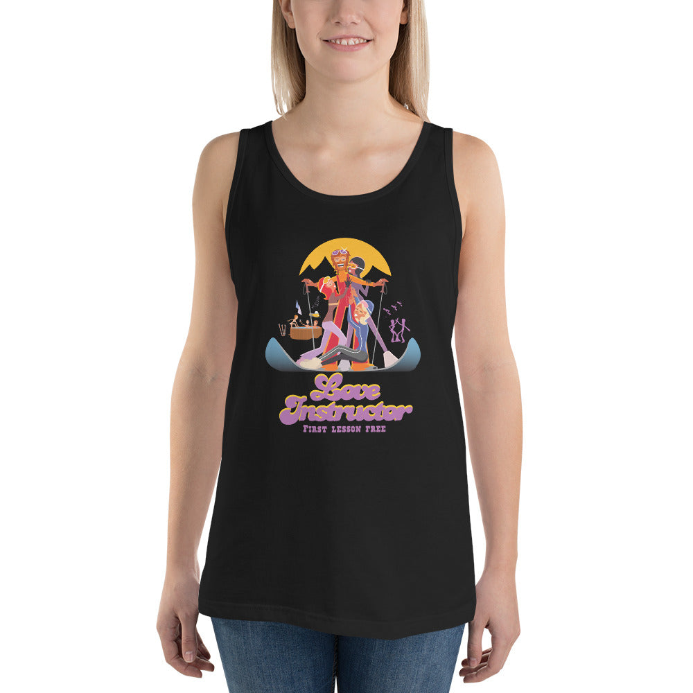 Unisex Tank Top Love instructor First lesson free