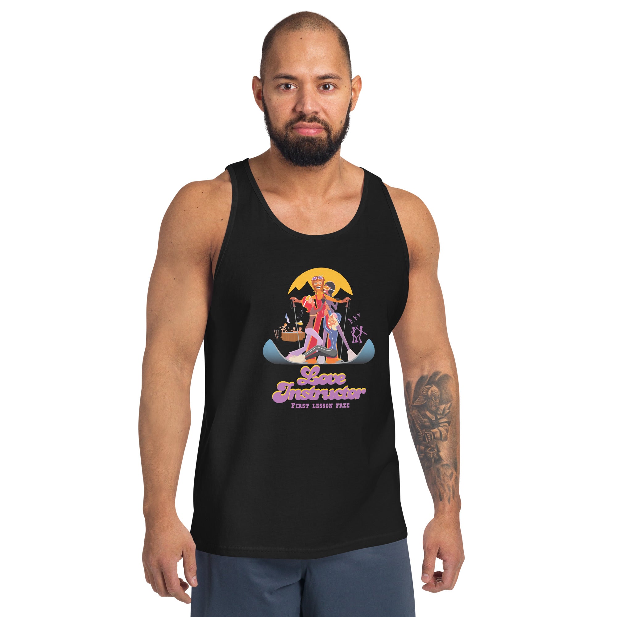 Unisex Tank Top Love instructor First lesson free