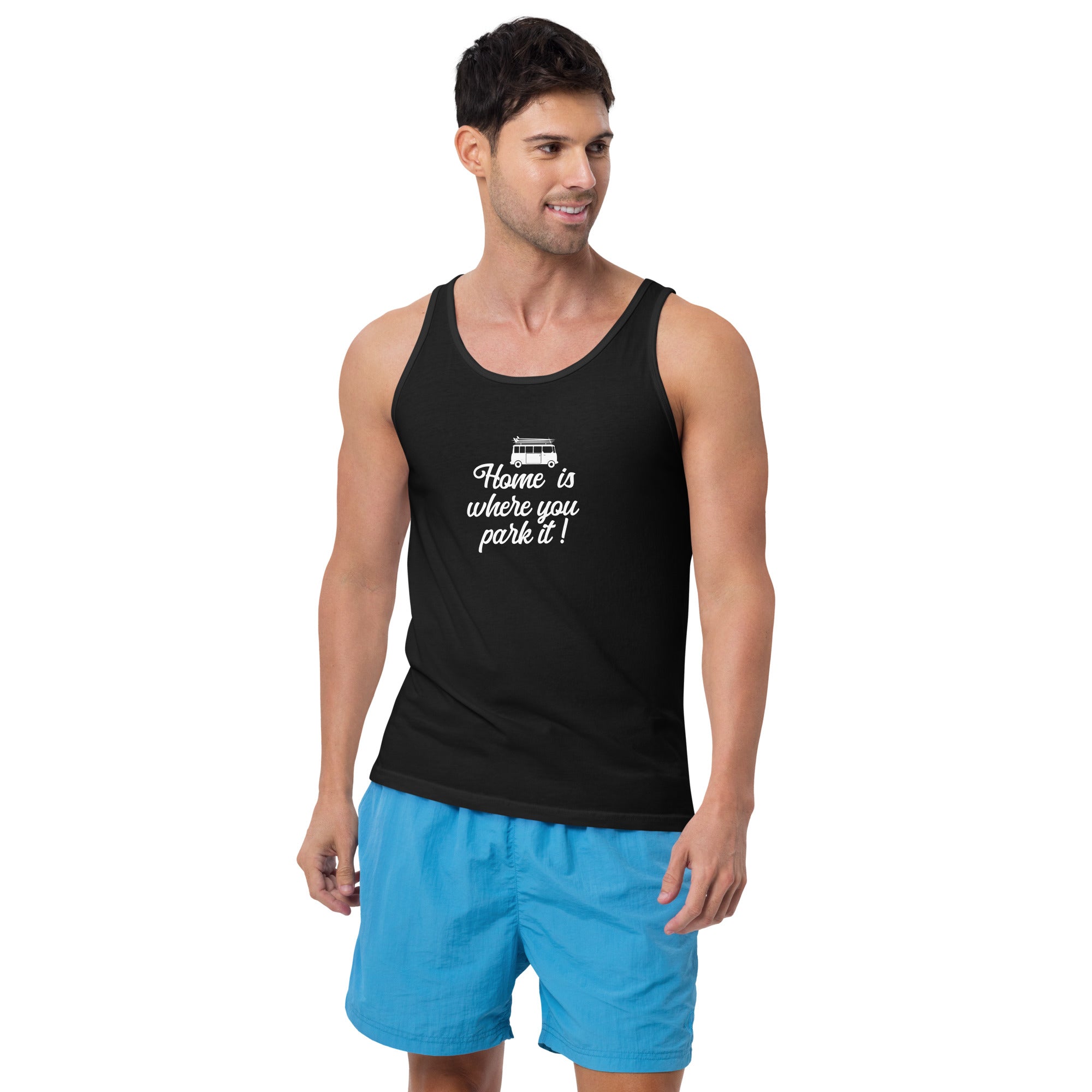 Unisex Tank Top White Surf Combi