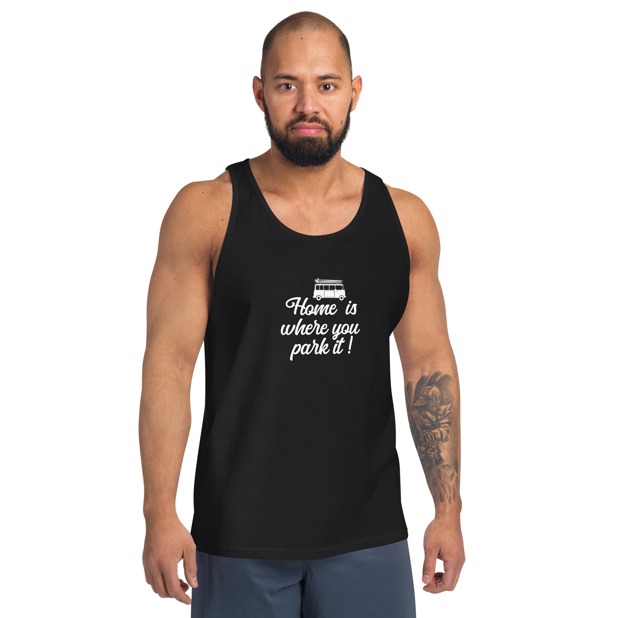 Unisex Tank Top White Surf Combi