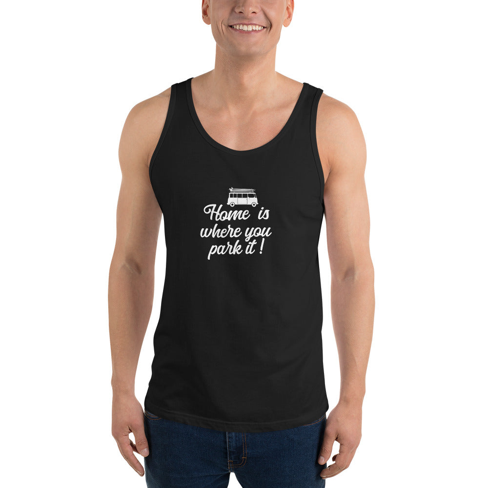 Unisex Tank Top White Surf Combi