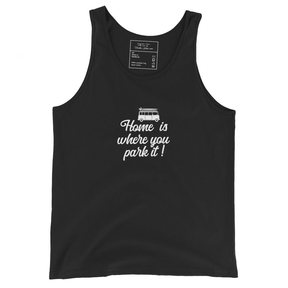 Unisex Tank Top White Surf Combi
