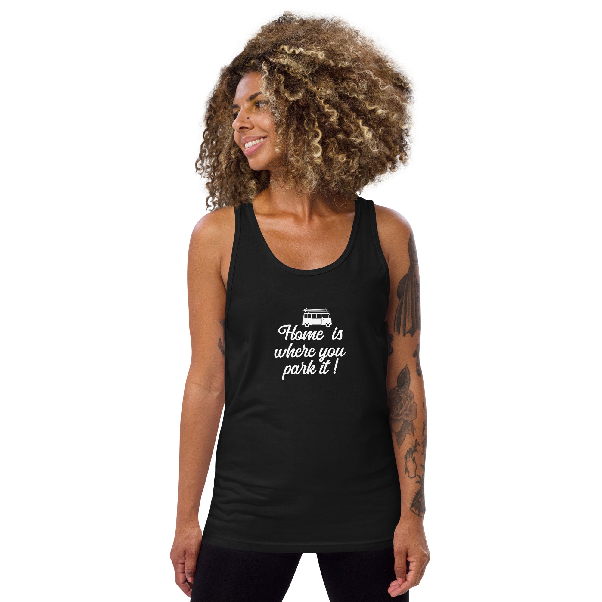Unisex Tank Top White Surf Combi